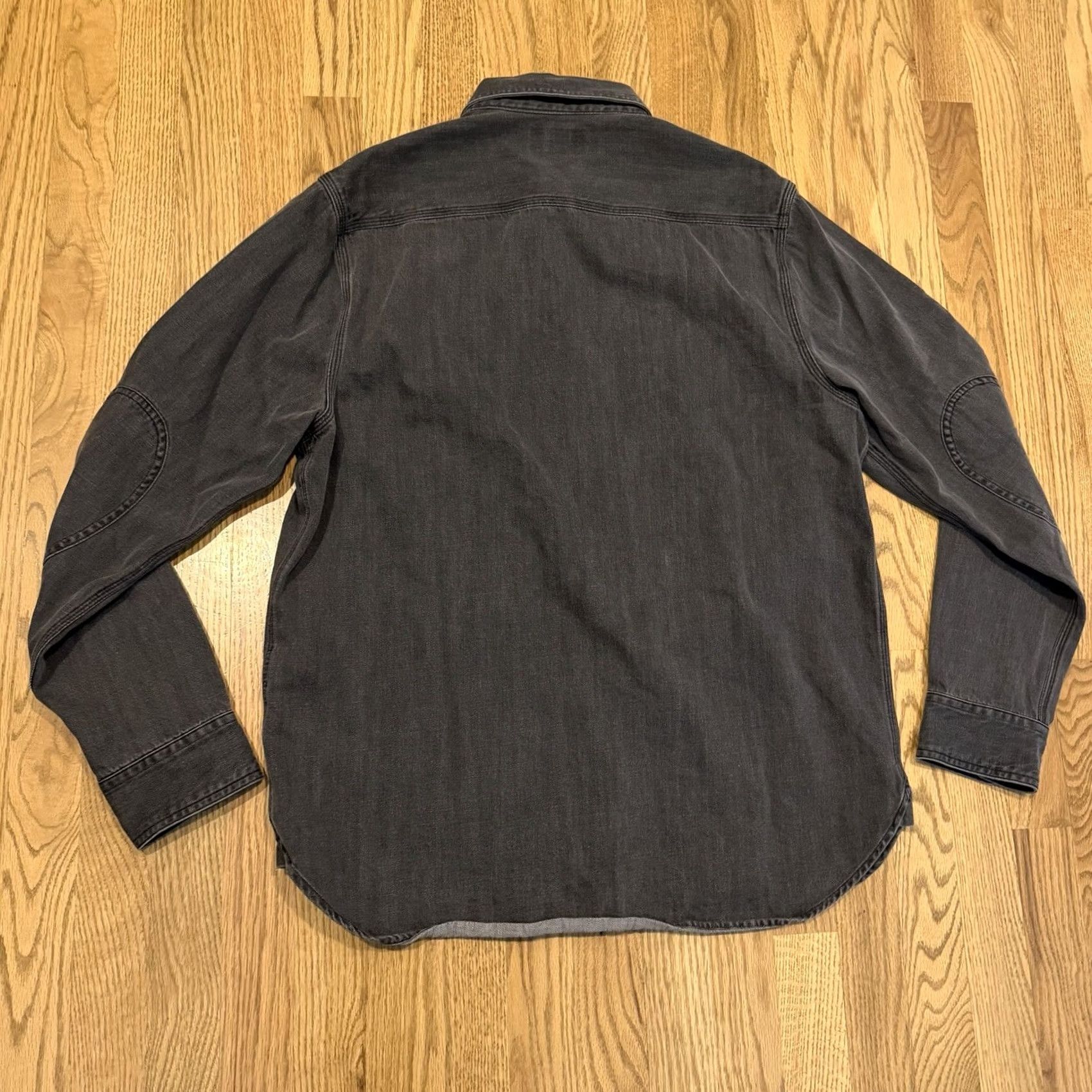CO Best Made Co Denim Button-Up Shirt Men’s Size L Long Sleeve Gray Size US L / EU 52-54 / 3 - 2 Thumbnail