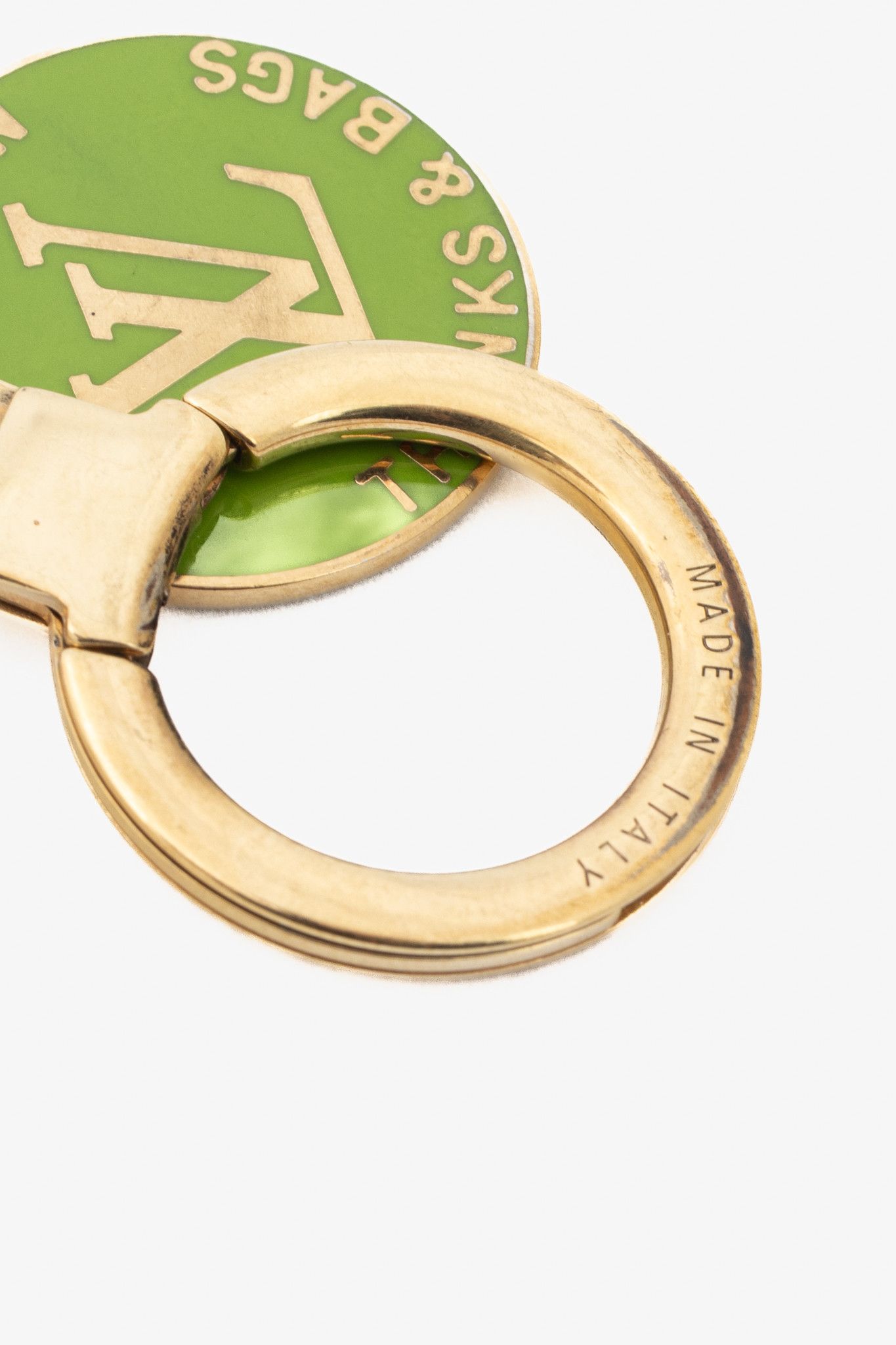 Louis Vuitton Louis Vuitton Globe Charm Chains Gold-Tone Key Ring Size ONE SIZE - 5 Thumbnail