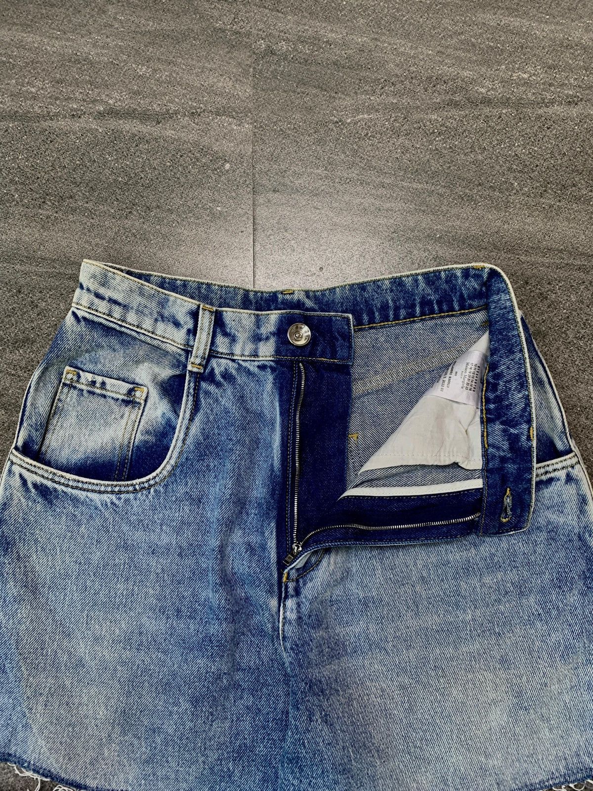 Maison Margiela FREE TAX! Line 1 Slash Cut Baggy Denim Jeans Size US 29 - 3 Thumbnail