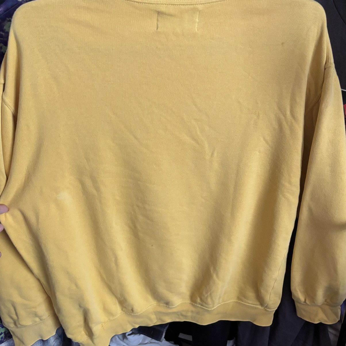 Vintage 🔥 Vintage Diesel 55 DSL Sweatshirt – Bold Yellow ERD Grunge Size US M / EU 48-50 / 2 - 10 Thumbnail