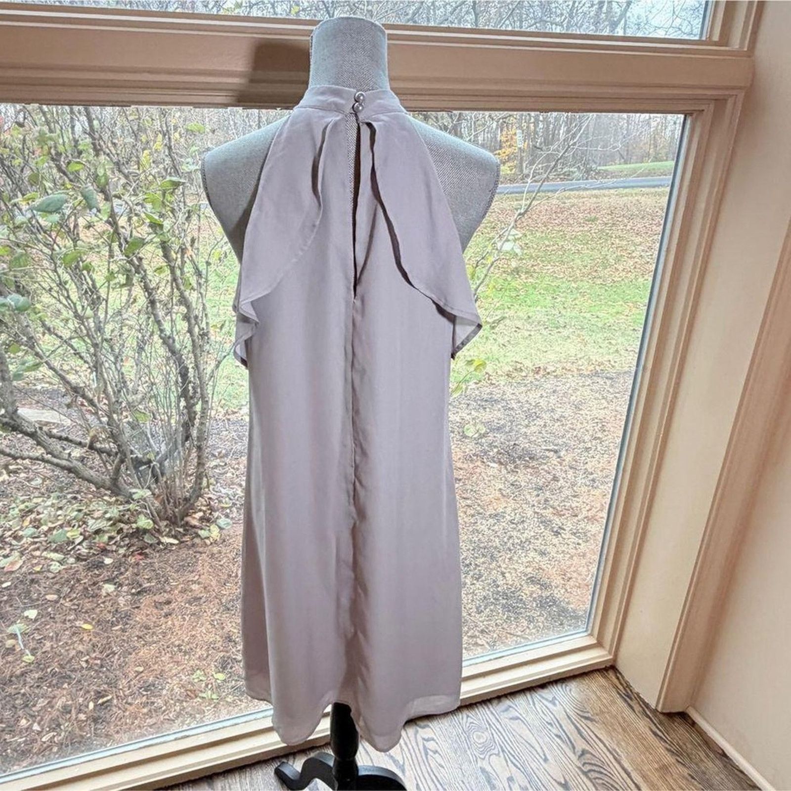 Other medium halter high neck cocktail dress ruffle romantic Size M / US 6-8 / IT 42-44 - 5 Thumbnail