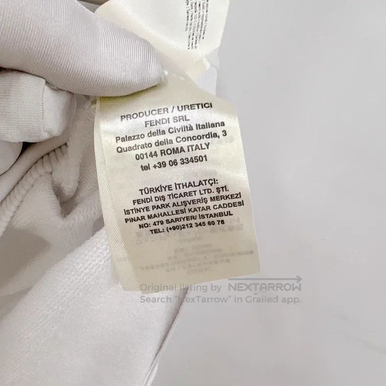 Fendi Fendi White hoodie Size US L / EU 52-54 / 3 - 6 Thumbnail