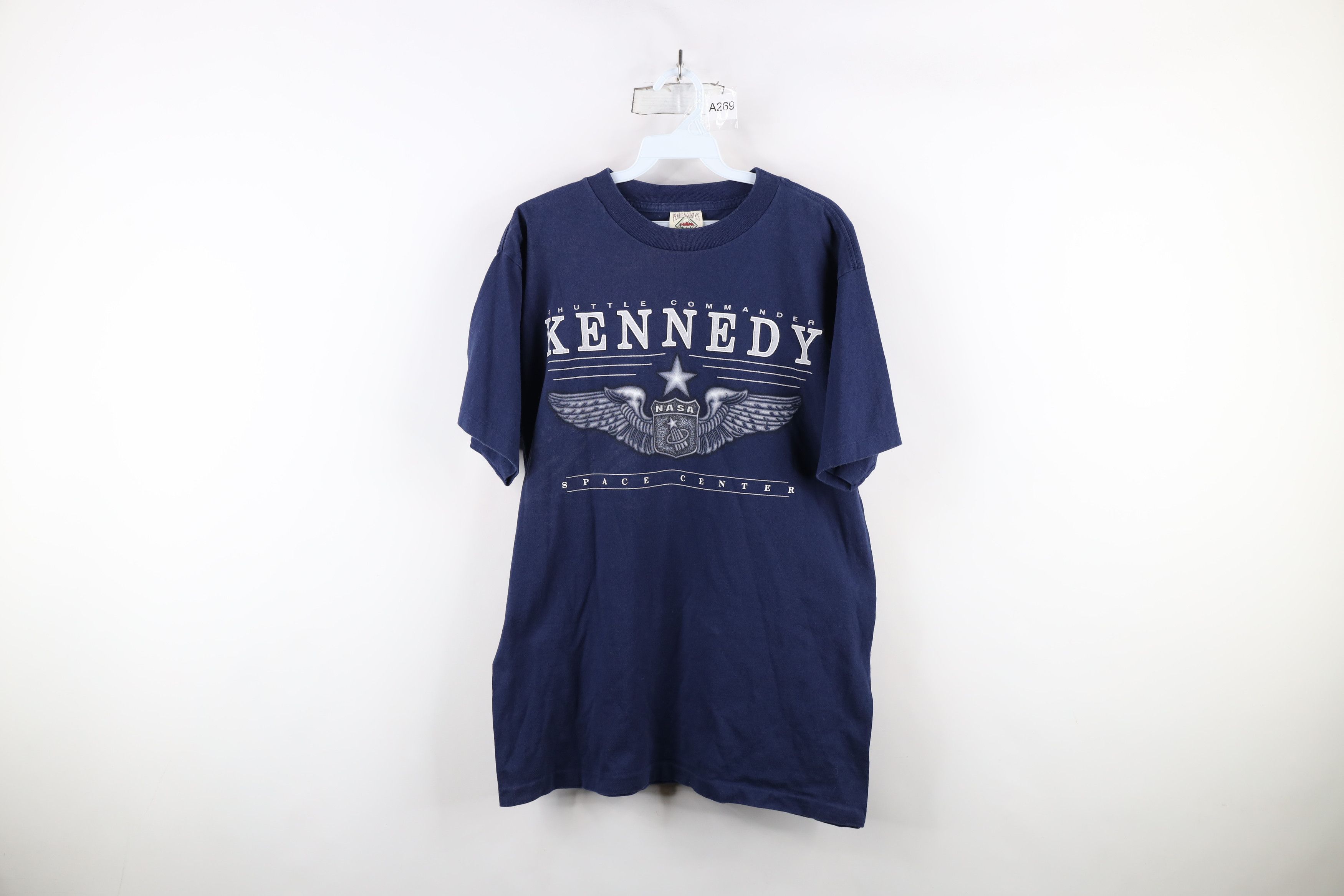 Vintage Vintage 90s Kennedy Space Center Short Sleeve T-Shirt USA Size US L / EU 52-54 / 3 - 1 Thumbnail