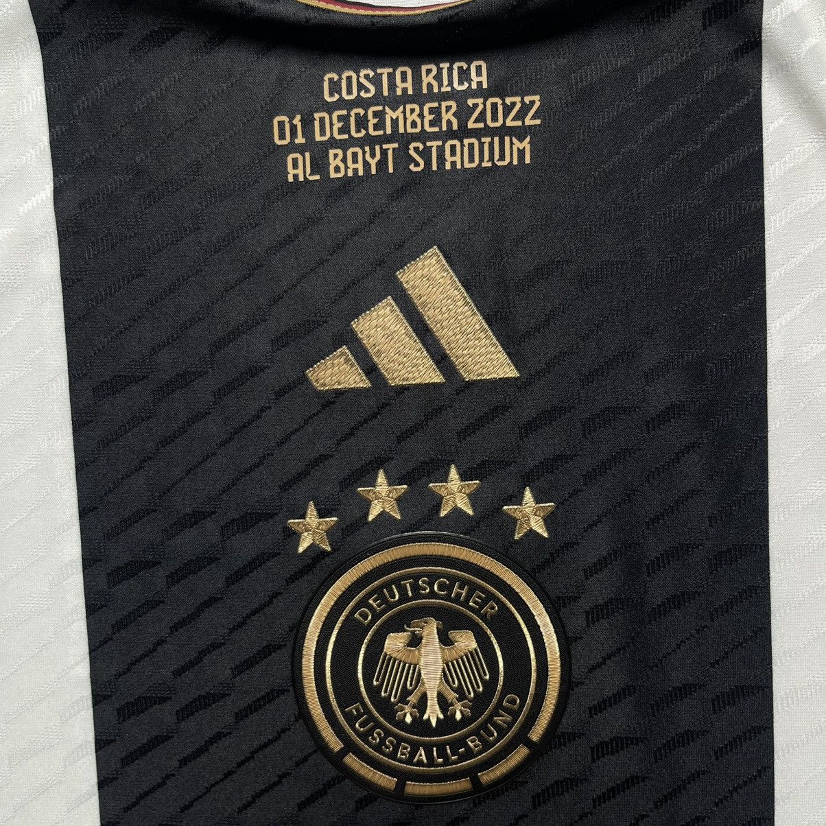 Adidas GERMANY ADIDAS 2022 WORLD CUP SOCCER HOME JERSEY #10 GNABRY Size US L / EU 52-54 / 3 - 5 Thumbnail