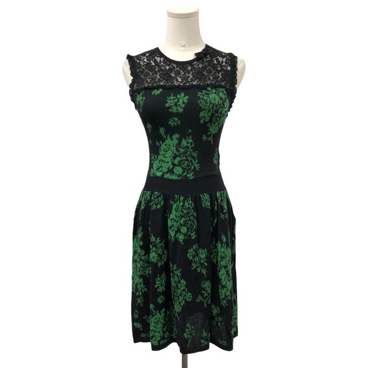 RED Valentino RED Valentino Floral Lace Knit Midi Dress Size S Size S / US 4 / IT 40 - 1 Thumbnail