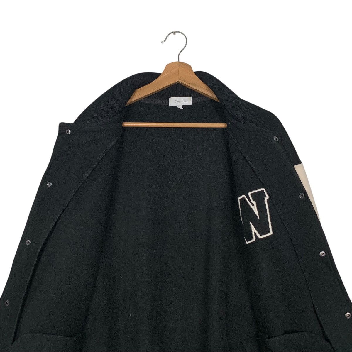 Japanese Brand DENIFITS Classic Style Varsity Jacket #2697-C121 Size US XXL / EU 58 / 5 - 12 Thumbnail