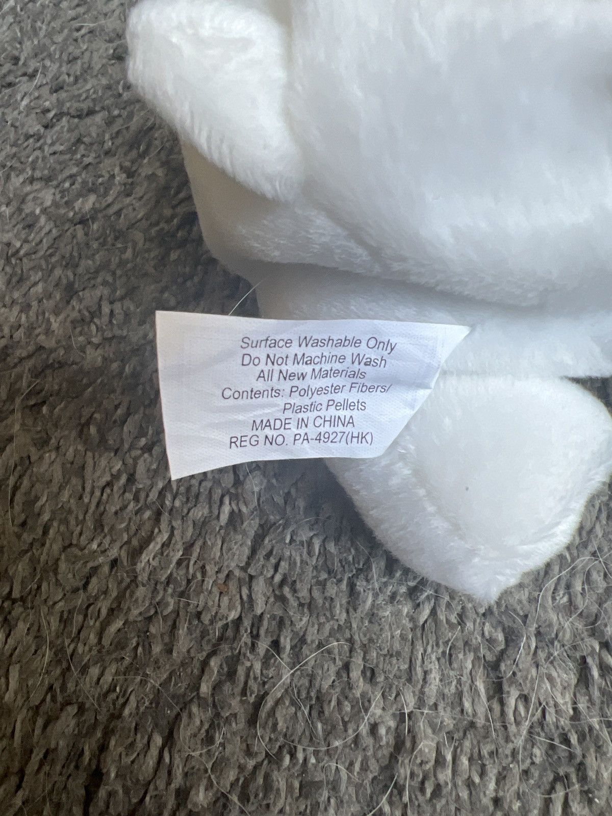 Coca Cola 1997 Coca-Cola Polar Bear In Plaid Bow Bean Bag Plush Size ONE SIZE - 7 Thumbnail
