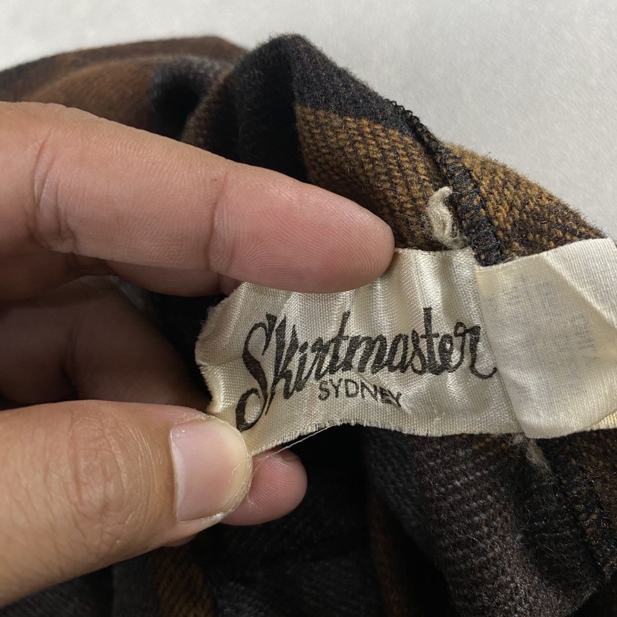 Vintage Vintage 80s Skirtmaster Sydney Long Skirt Size 32" / US 10 / IT 46 - 3 Thumbnail