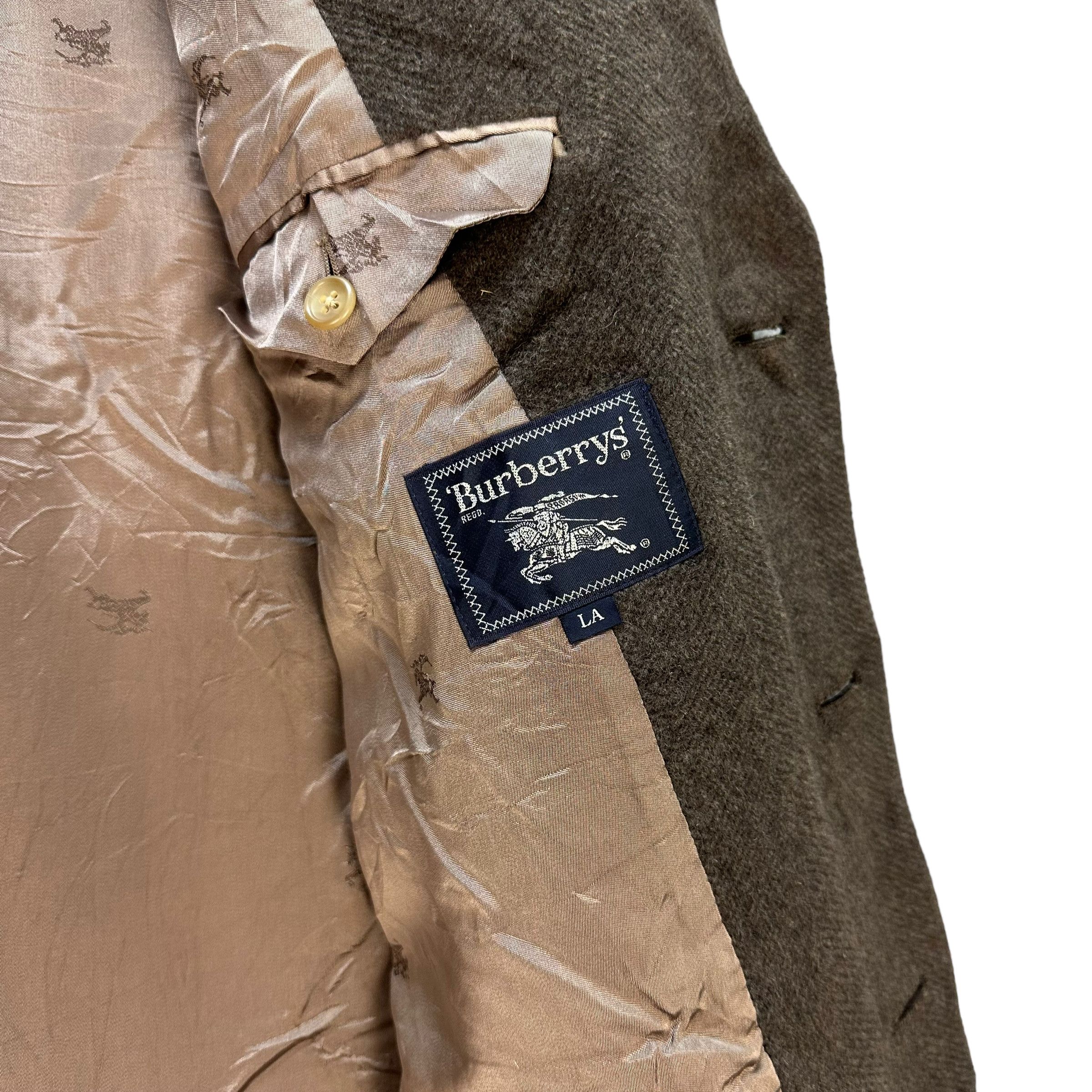 Burberry VINTAGE 90's BURBERRYS' WOOL OVERCOAT JACKET #8387-006 Size US L / EU 52-54 / 3 - 8 Thumbnail