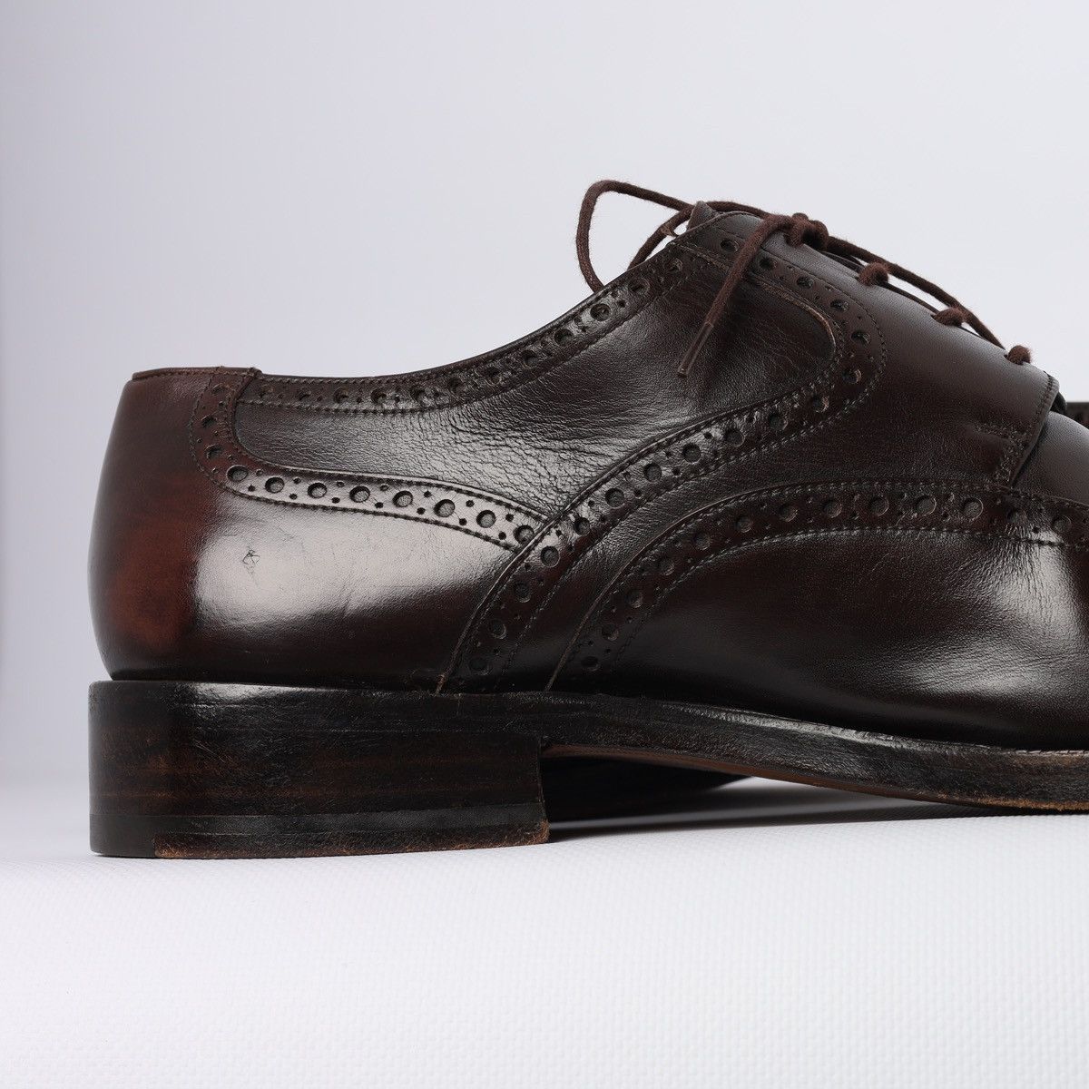 Bally Bally Leather Brogues Shoes Switzerland Size US 9.5 / EU 42-43 - 9 Thumbnail