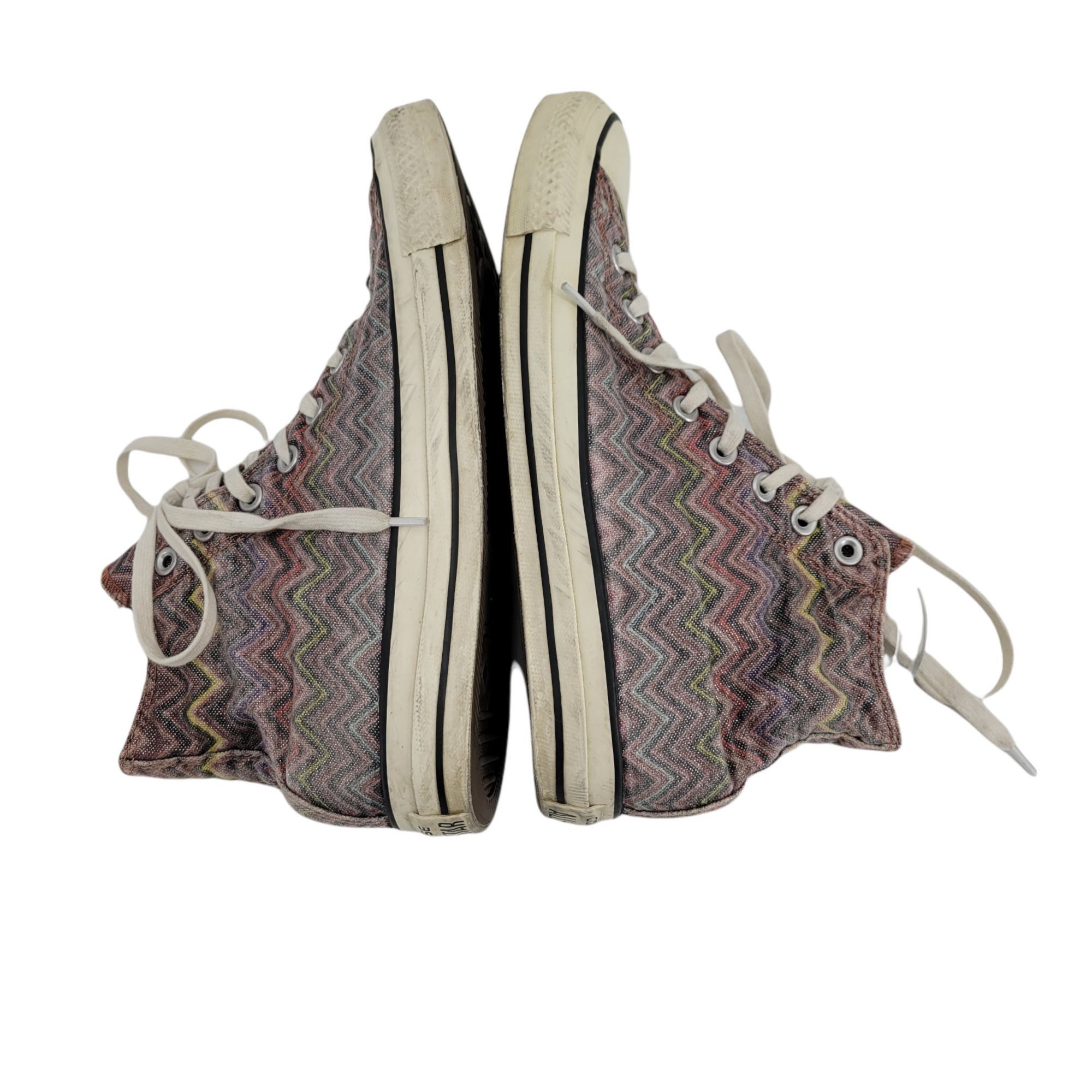 Missoni Missoni Converse Chuck Taylor Hi Top Sneakers M 8 W 10 Purpl Size US 10 / IT 40 - 7 Thumbnail