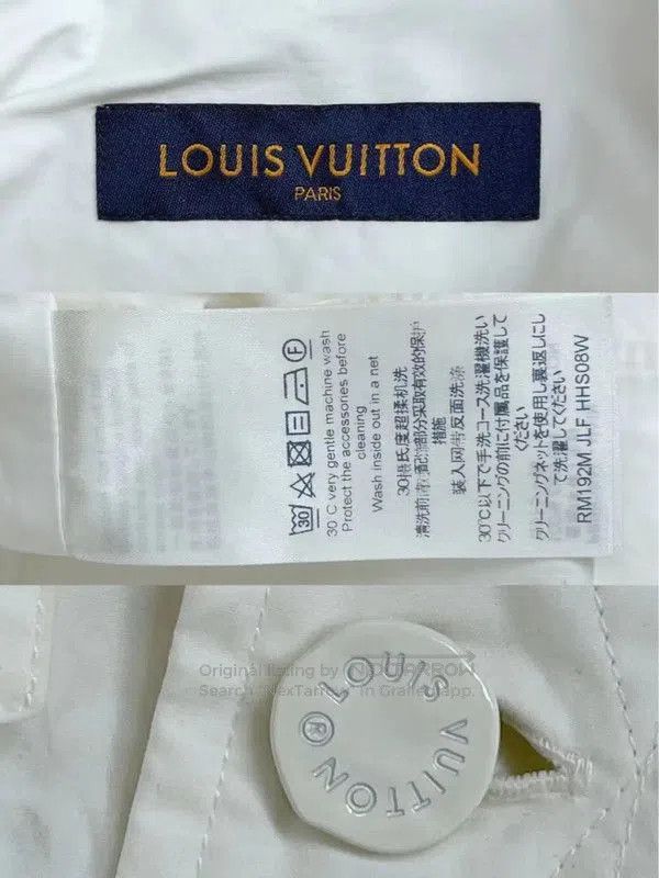 Louis Vuitton Louis Vuitton White Cotton Women's Shirt . Size L / US 10 / IT 46 - 3 Thumbnail