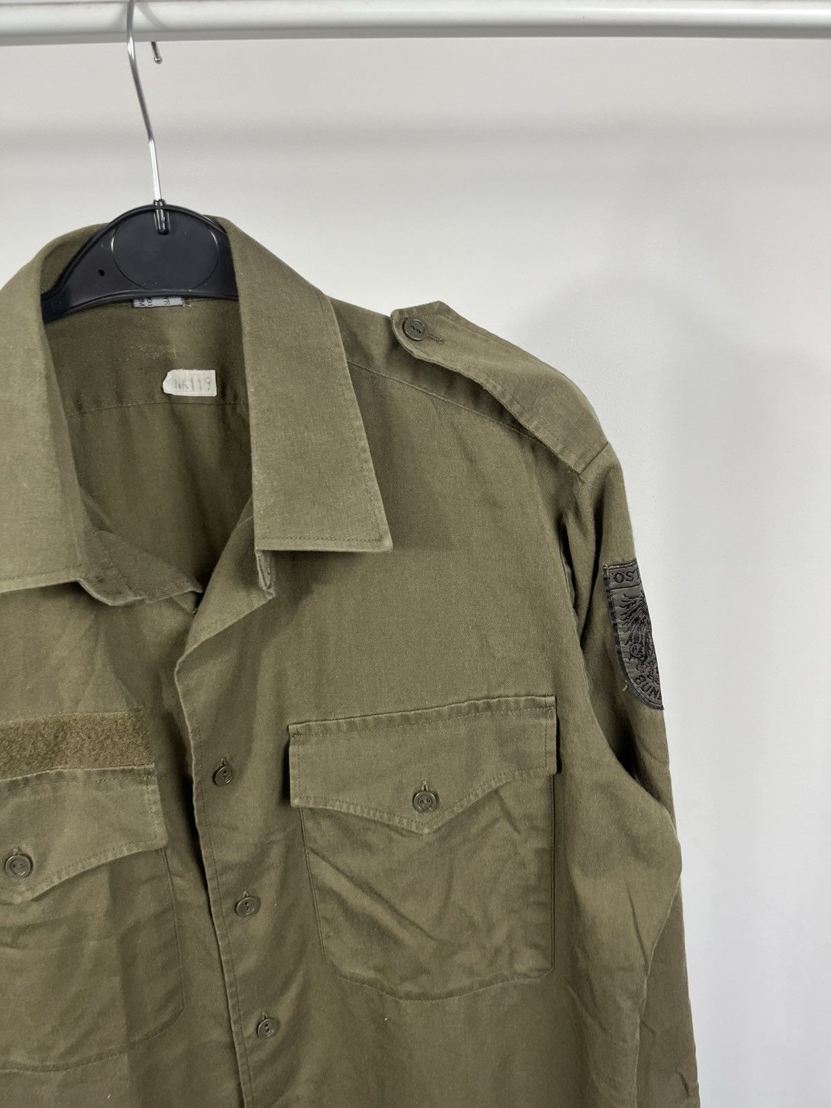 Other Vintage 1991 Austrian Bundesheer Military Shirt Army Size 39 Size US M / EU 48-50 / 2 - 3 Thumbnail