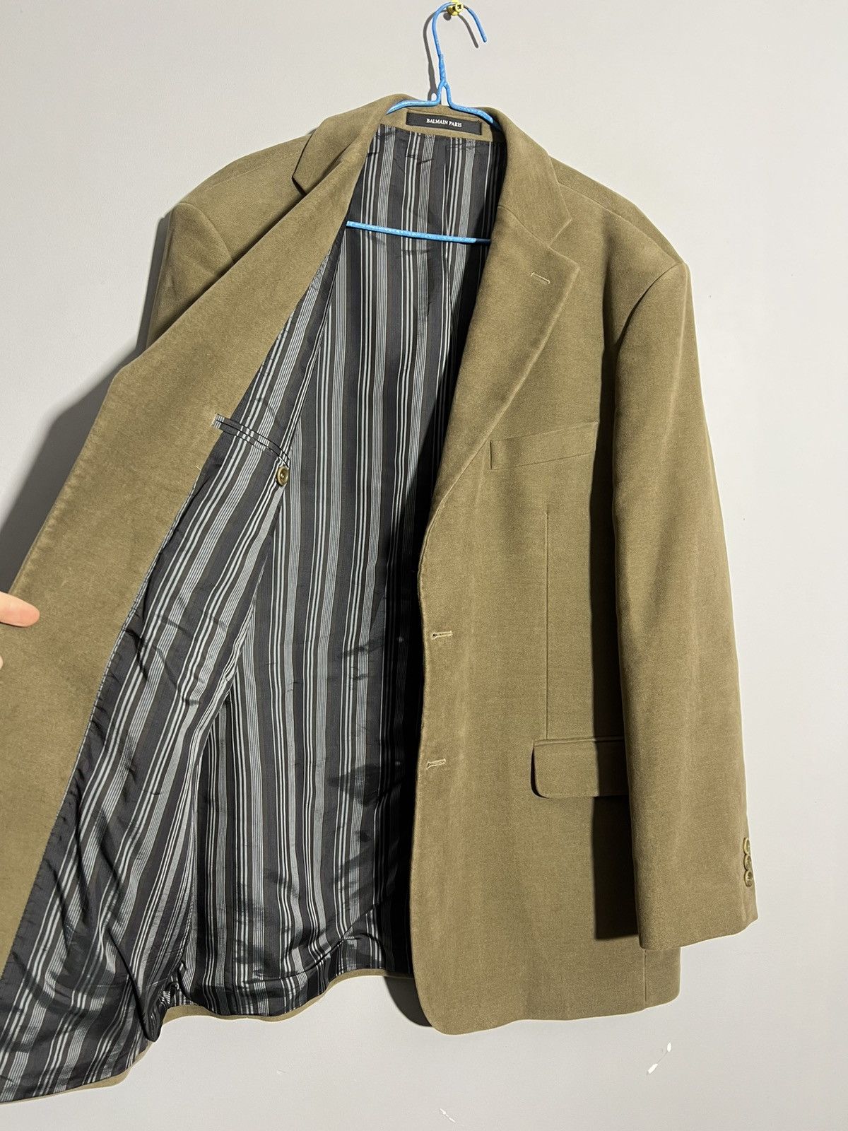 Balmain × Vintage Vintage Balmain Paris Three Button Blazer Size US M / EU 48-50 / 2 - 7 Thumbnail