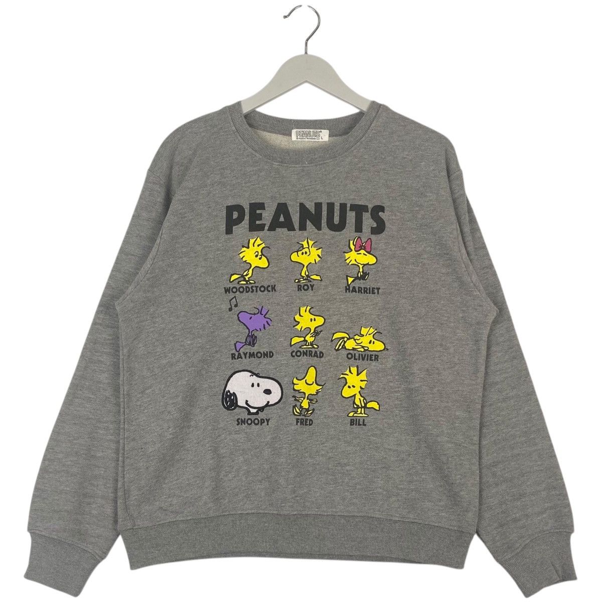 Snoop Dogg Vintage Peanuts Snoopy Uniqlo Crewneck Sweatshirt GraySize L Size L / US 10 / IT 46 - 1 Thumbnail