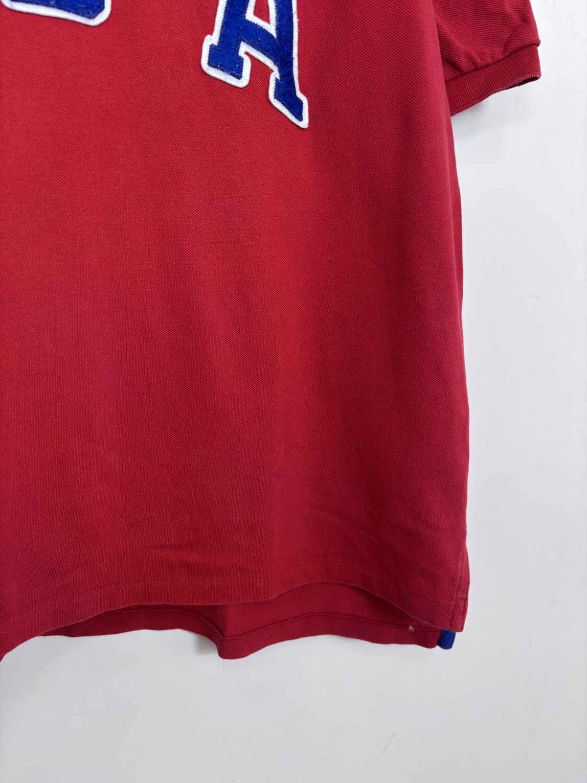 Polo Ralph Lauren Vintage Polo Ralph Lauren USA Big Embroidery Logo Polo Shirt Size US XL / EU 56 / 4 - 11 Thumbnail