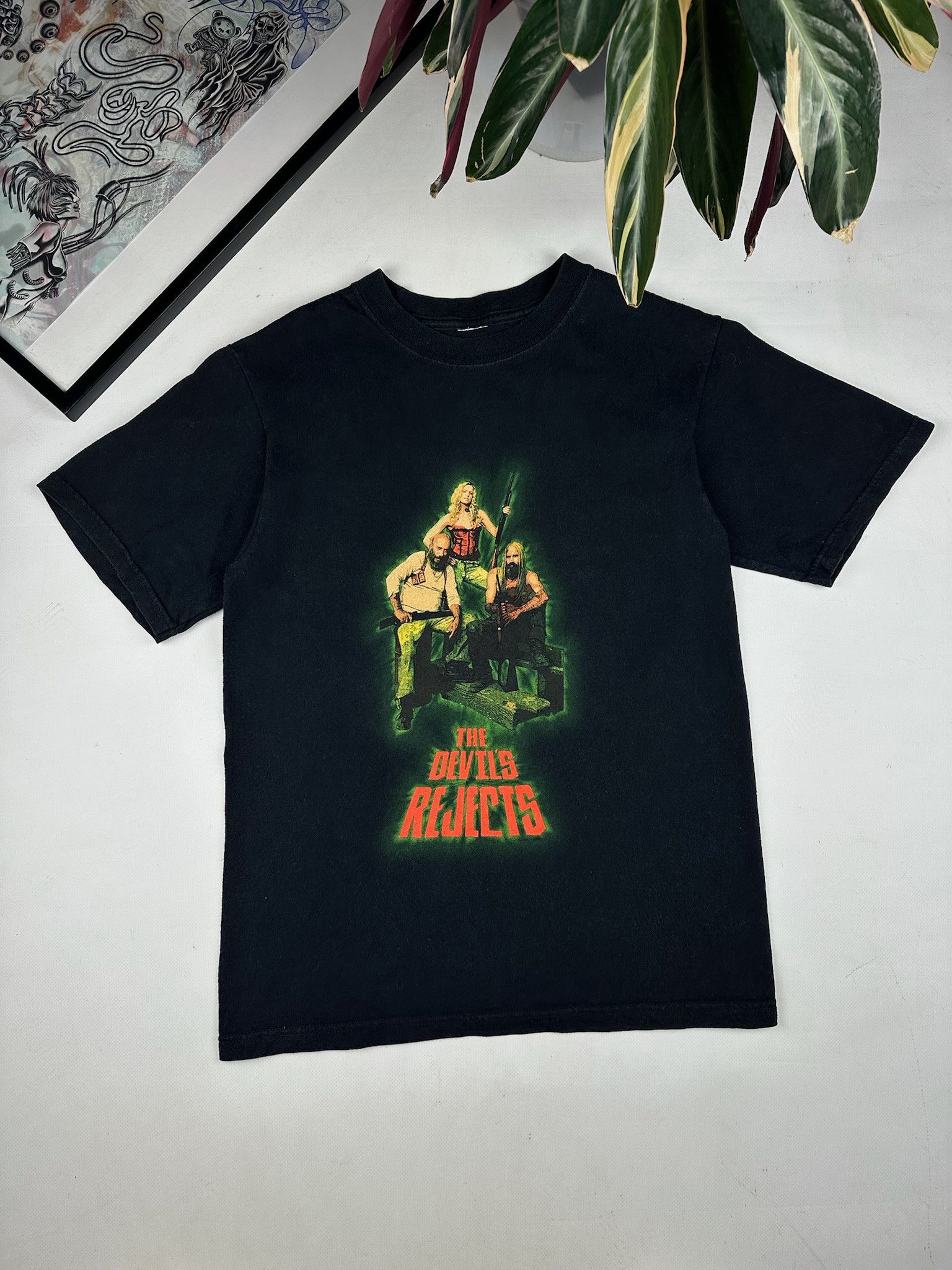 Expert Horror Vintage The Devil's Rejects Movie RobZombie Faded Size US S / EU 44-46 / 1 - 2 Thumbnail
