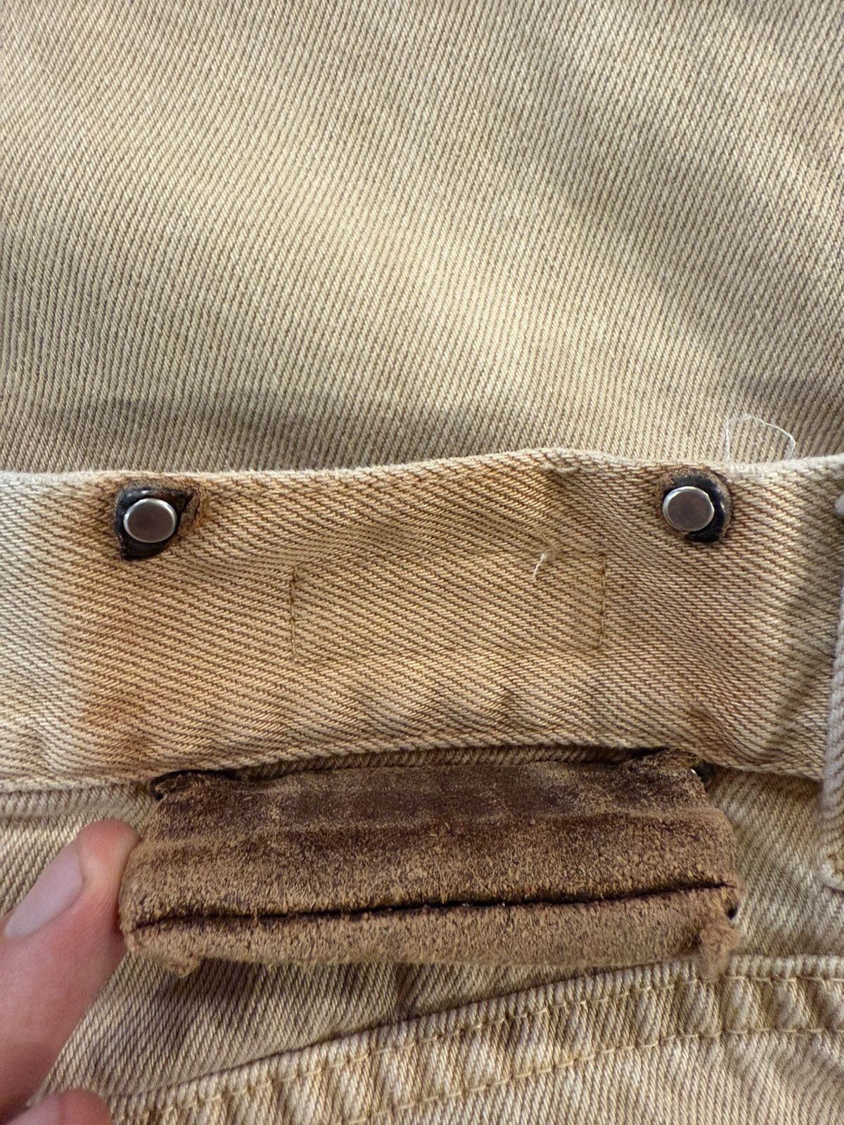 Dries Van Noten Tan Faded Jeans Size US 30 / EU 46 - 7 Thumbnail