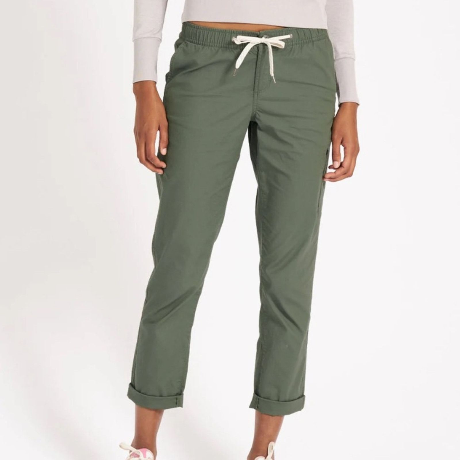 Vuori VUORUI $98 Womens Ripstop Pant Olive Small EUC Size 30" / US 8 / IT 44 - 5 Thumbnail