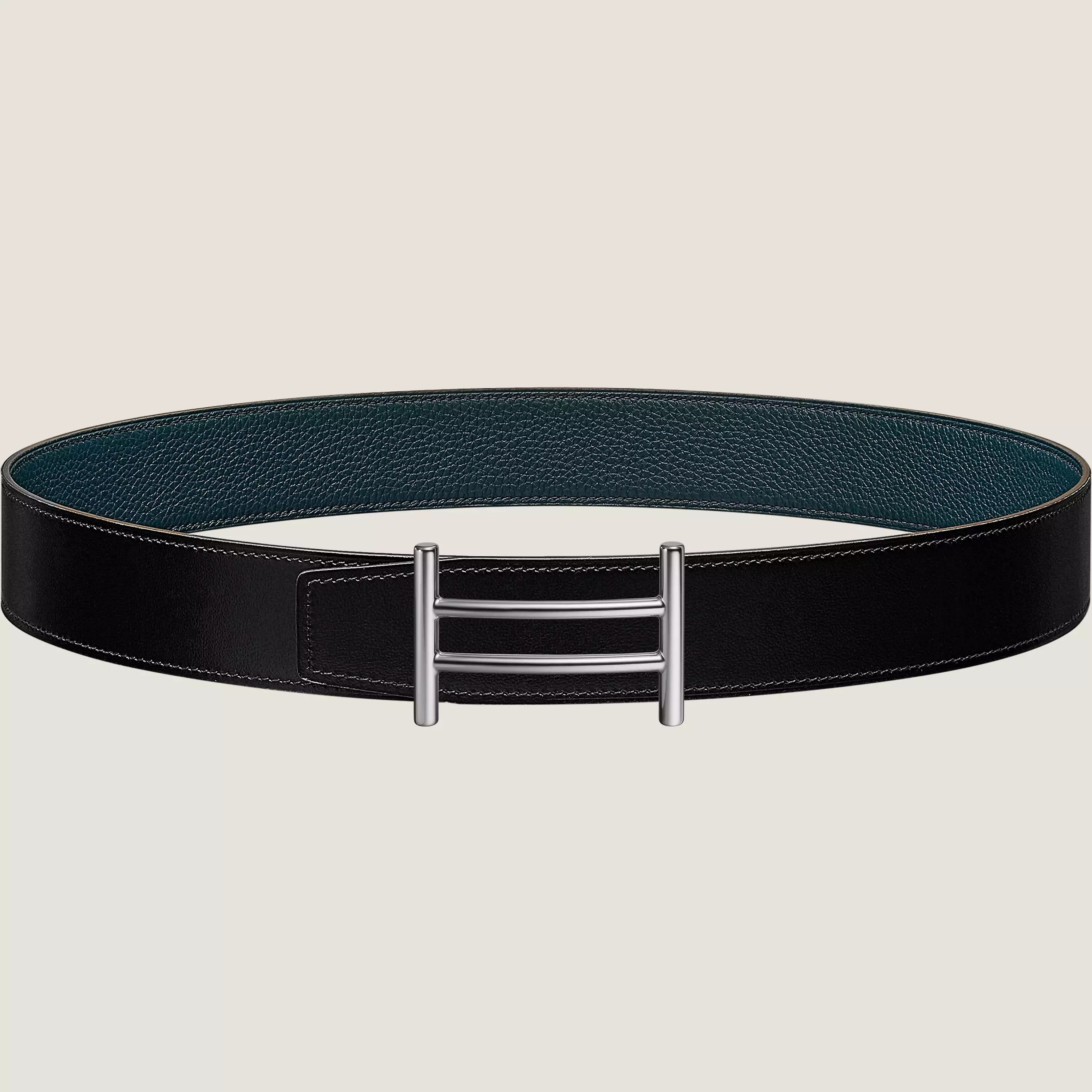 Hermes HERMES BELT LEATHER H LOGO REVESIBLE H077971CAAE080 | Grailed