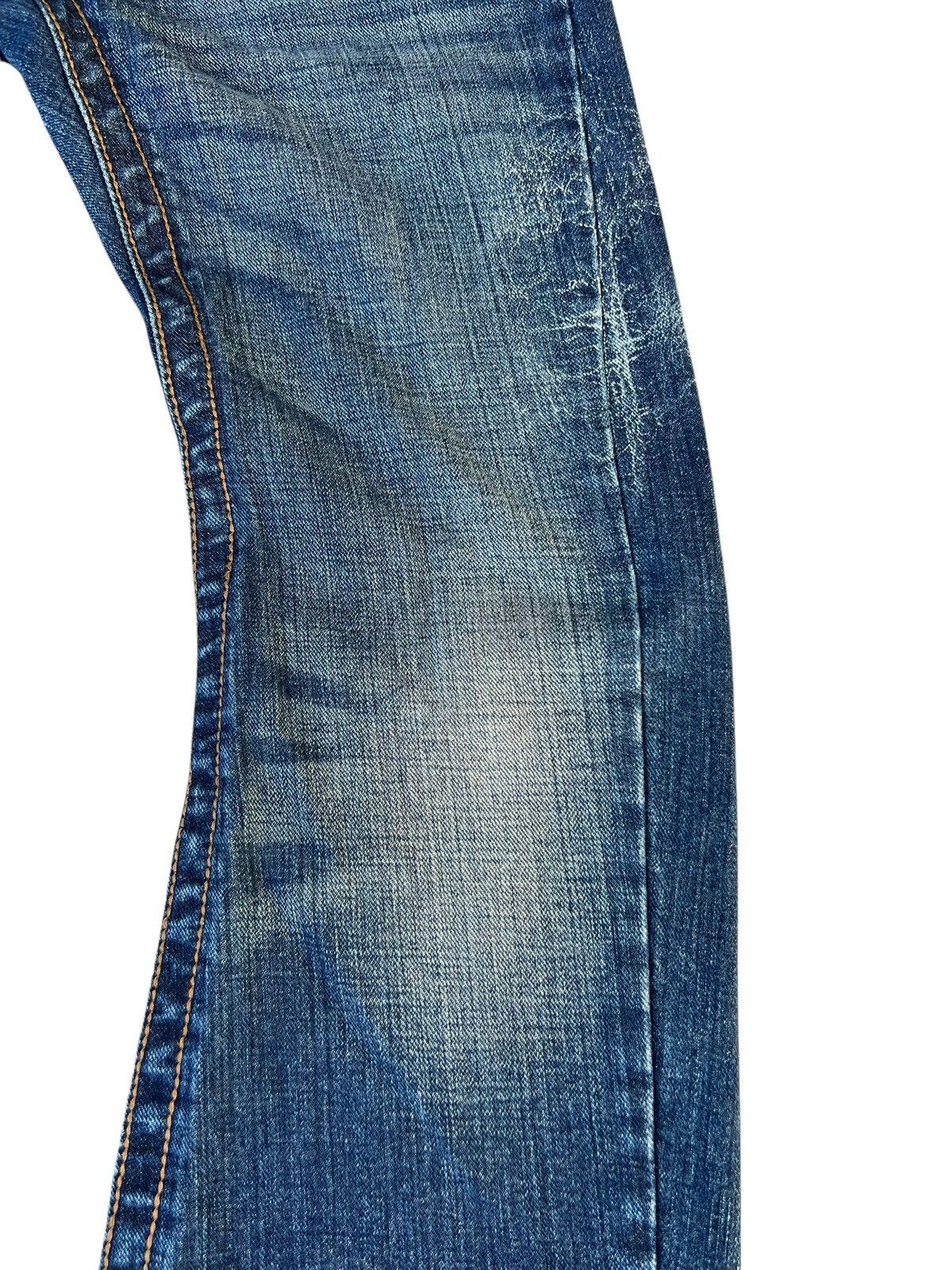 If Six Was Nine Mud Wash Rattle Trap Spider Wed Denim Bootcut Jeans Size US 31 - 12 Thumbnail