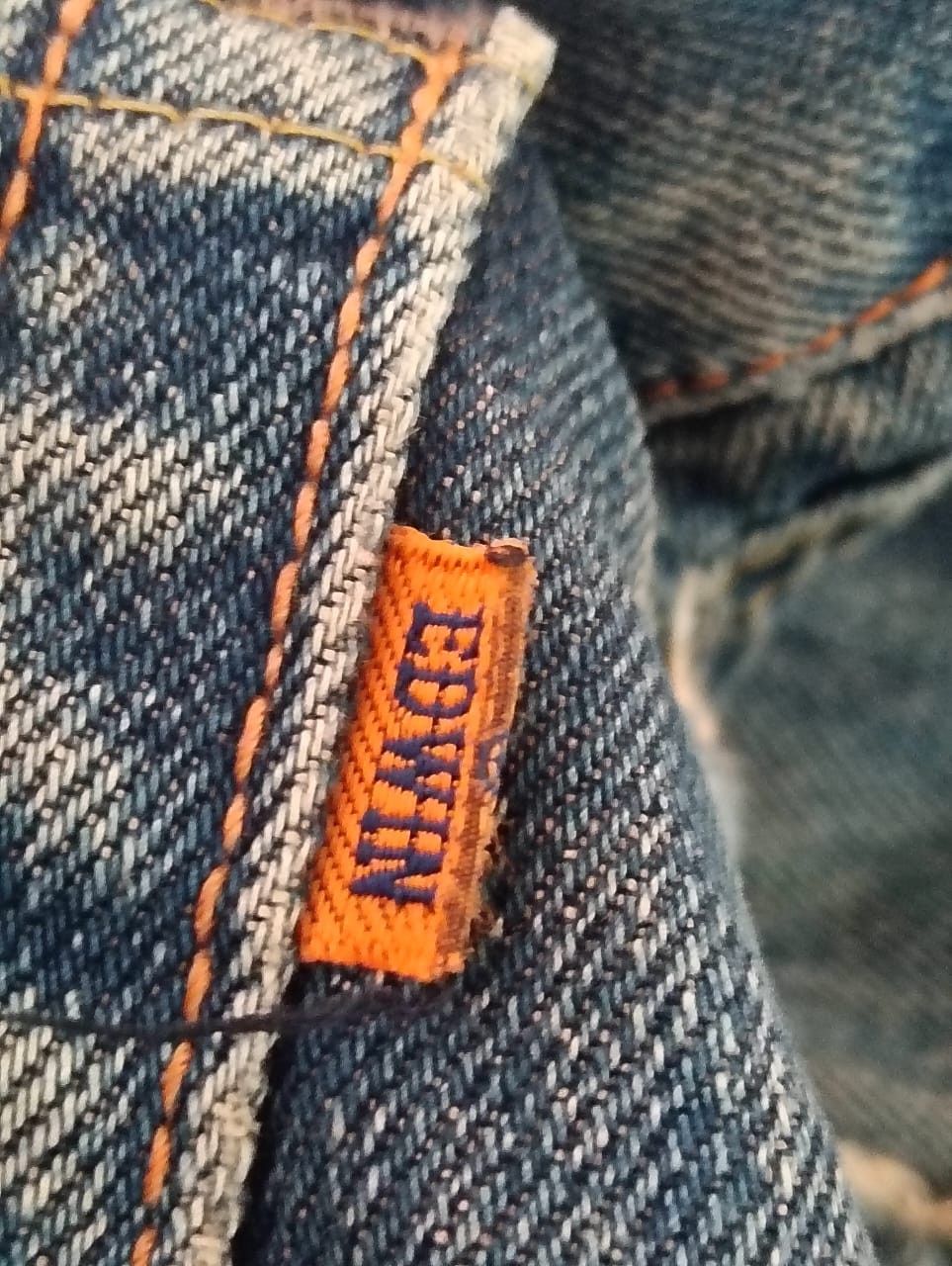 Edwin THRASHED vintage Edwin 505x selvedge patchwork denim. Size US 28 / EU 44 - 16 Thumbnail