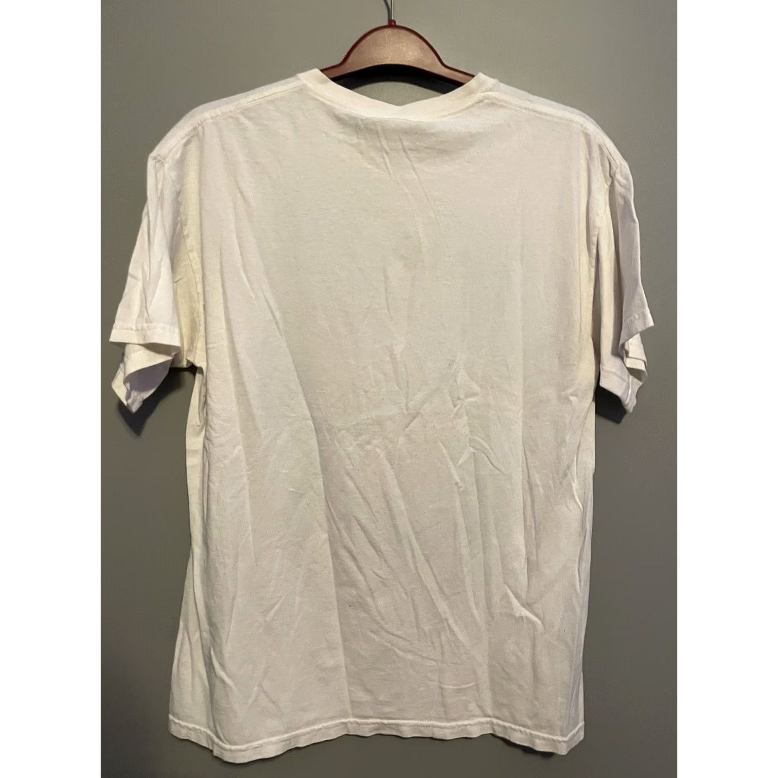 Gildan VINTAGE Gildan T-Shirt Cartoon Skull Shirt Men 1980s White Size L Short Sleeve Crew Neck Graphic Print Million Pit to Pit 21” Length 28” Size US L / EU 52-54 / 3 - 5 Thumbnail