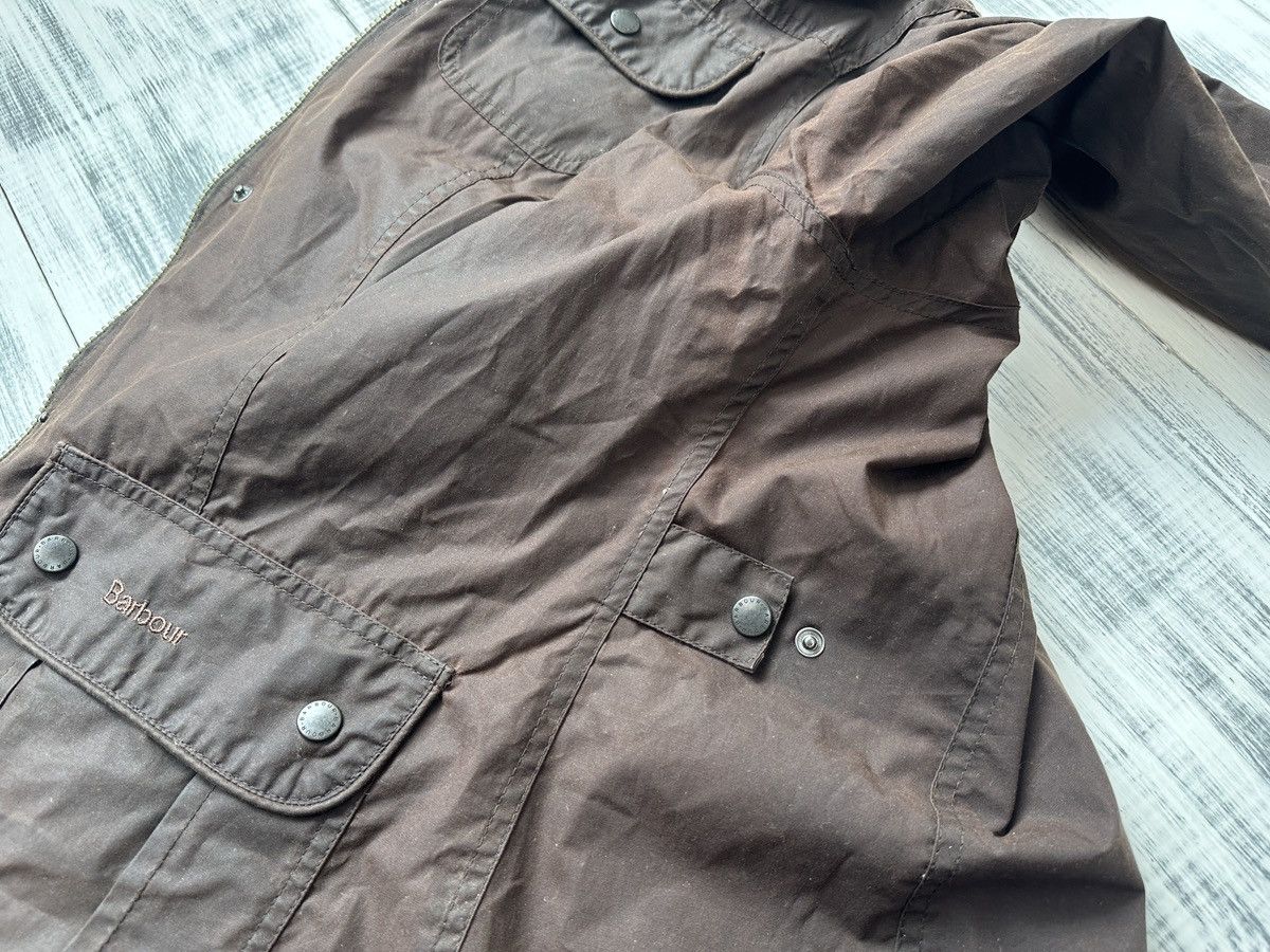 Barbour Ladies BARBOUR Flyweight Wax Utility Brown Coat Jacket UK 18 Size XL / US 12-14 / IT 48-50 - 18 Thumbnail