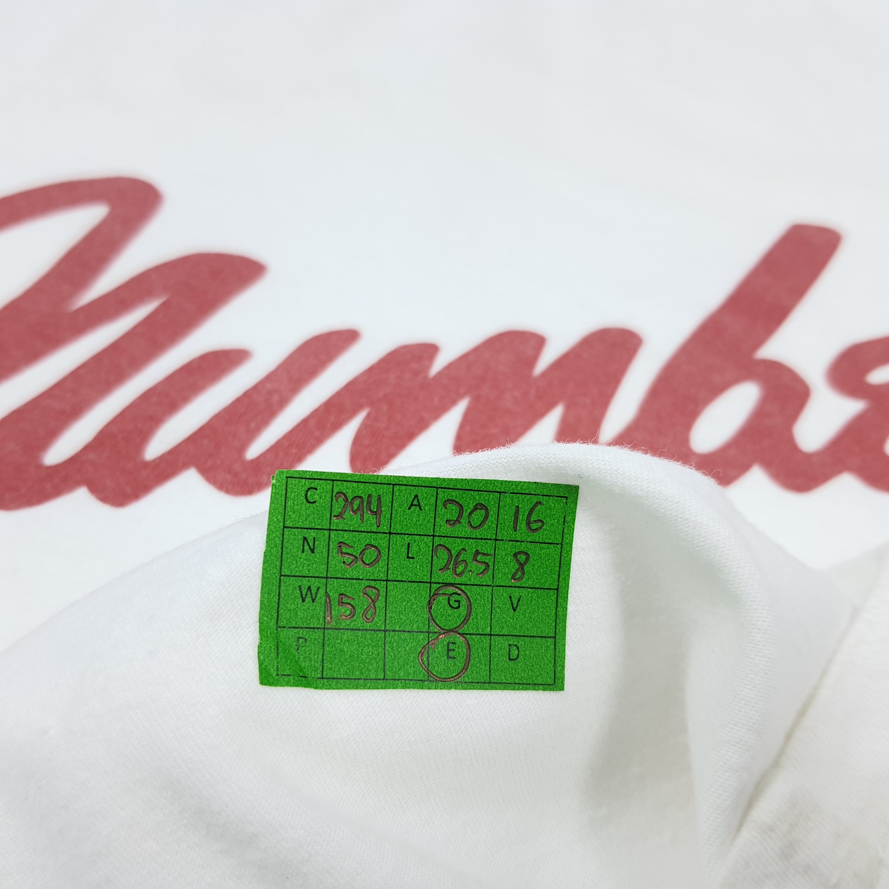 Number (N)ine Vintage Number Nine Center Logo Spell Out Tshirt C294N50 Size US M / EU 48-50 / 2 - 6 Thumbnail