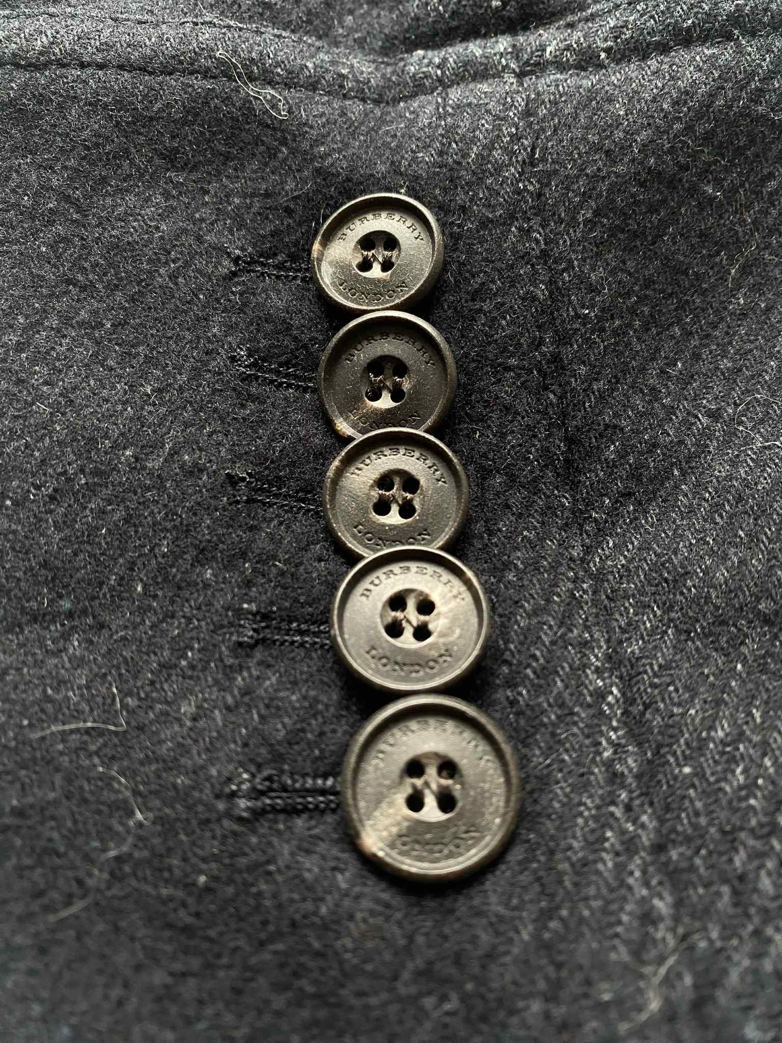 Burberry Burberry London Wool Peacoat Wool Button Up Coat Jacket Size US M / EU 48-50 / 2 - 6 Thumbnail