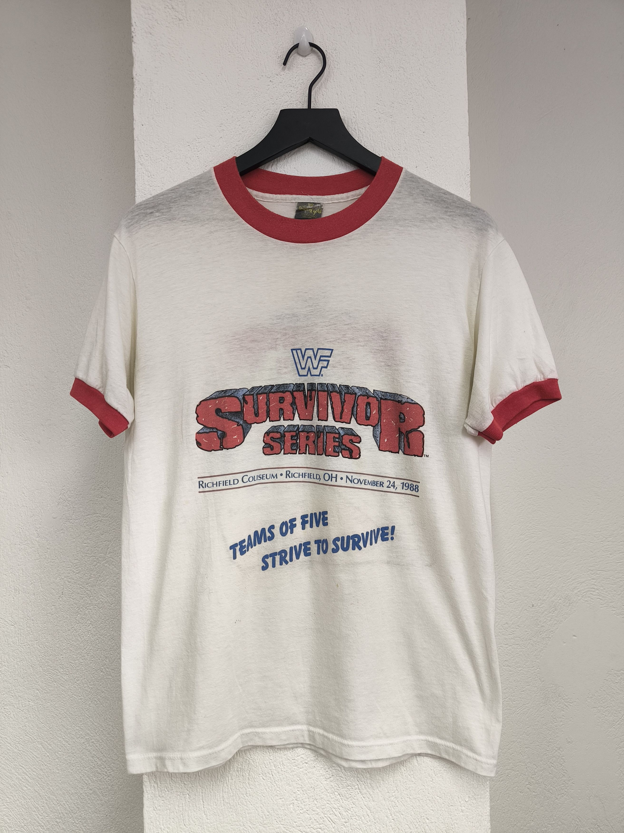 WWF Vintage 1988 WWF Survivor Series Size US XL / EU 56 / 4 - 1 Thumbnail