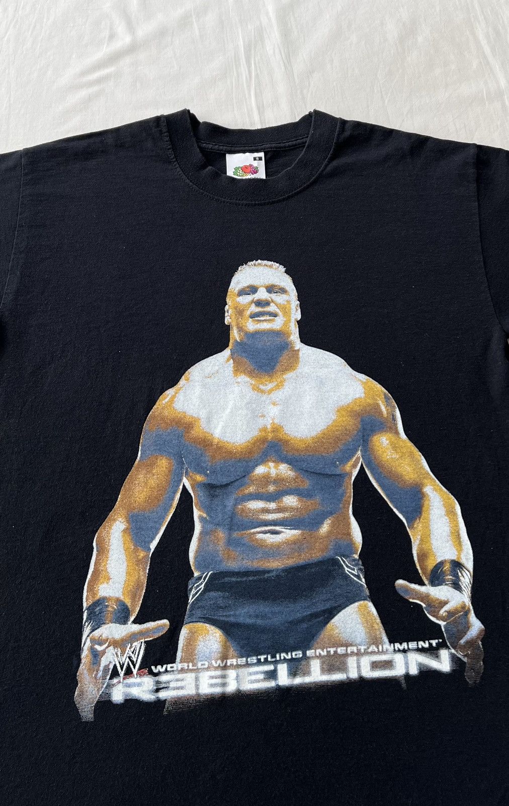 WWE Vintage 2002 Brock Lesnar Rebellion Tour WWE T-shirt Size US S / EU 44-46 / 1 - 4 Thumbnail