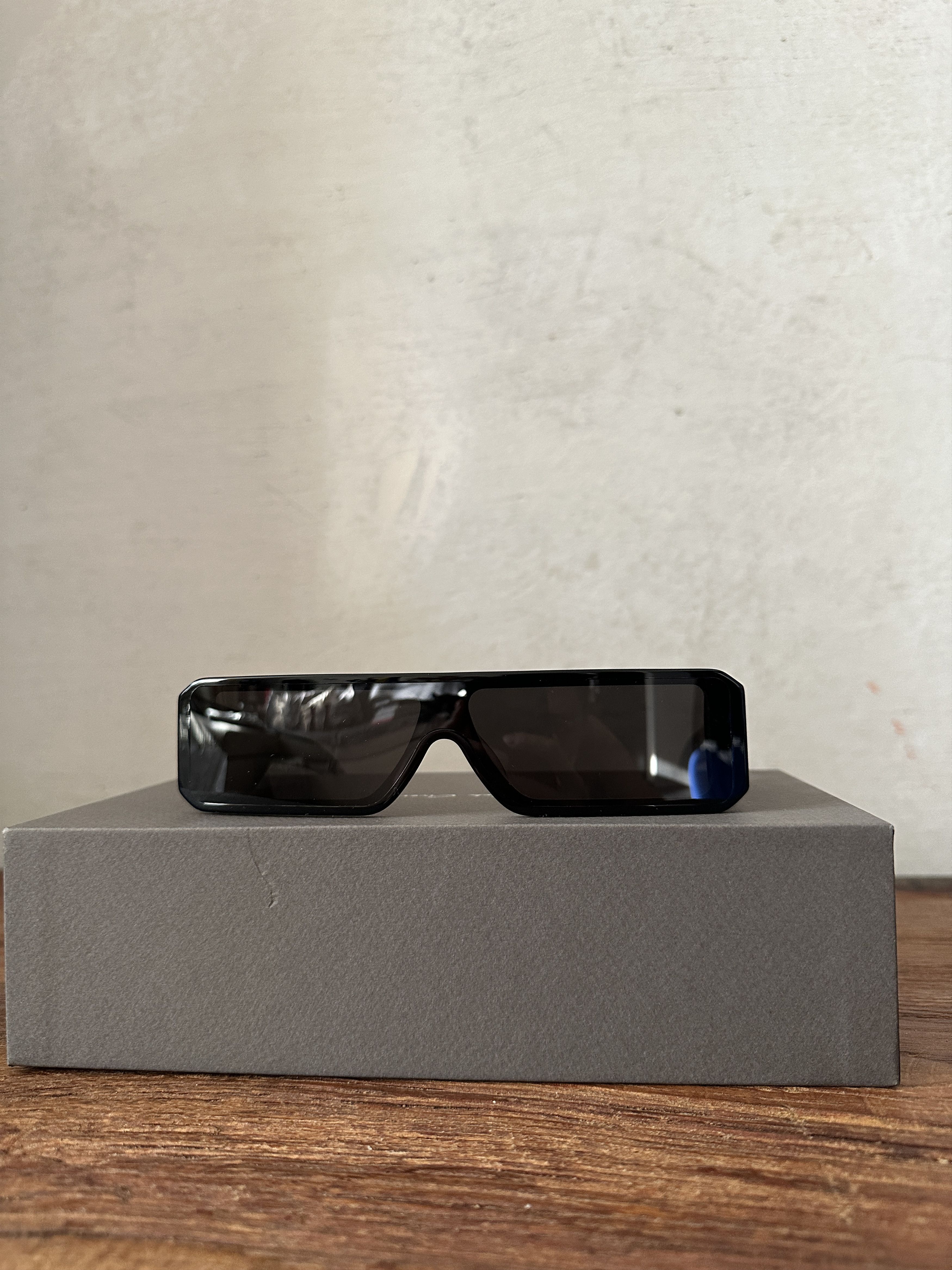 Rick Owens Rick Owens Performa Sunglasses in Black Size ONE SIZE - 11 Thumbnail