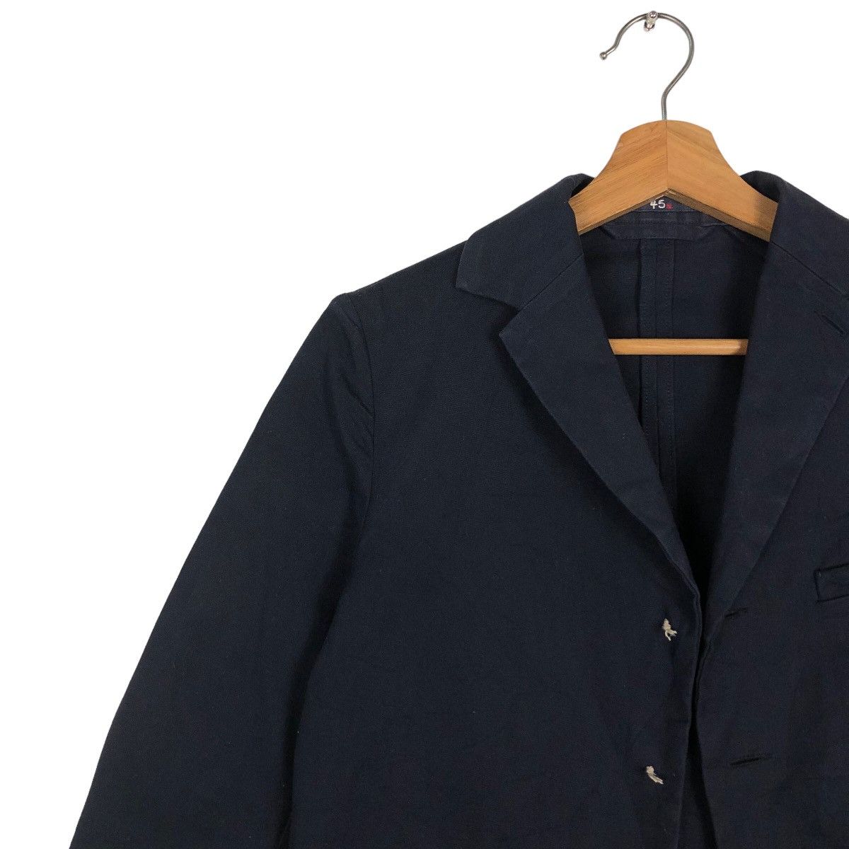 45rpm 🔥Vintage Indigo Cropped Chore Jacket 45RPM Japan Made Size US M / EU 48-50 / 2 - 7 Thumbnail
