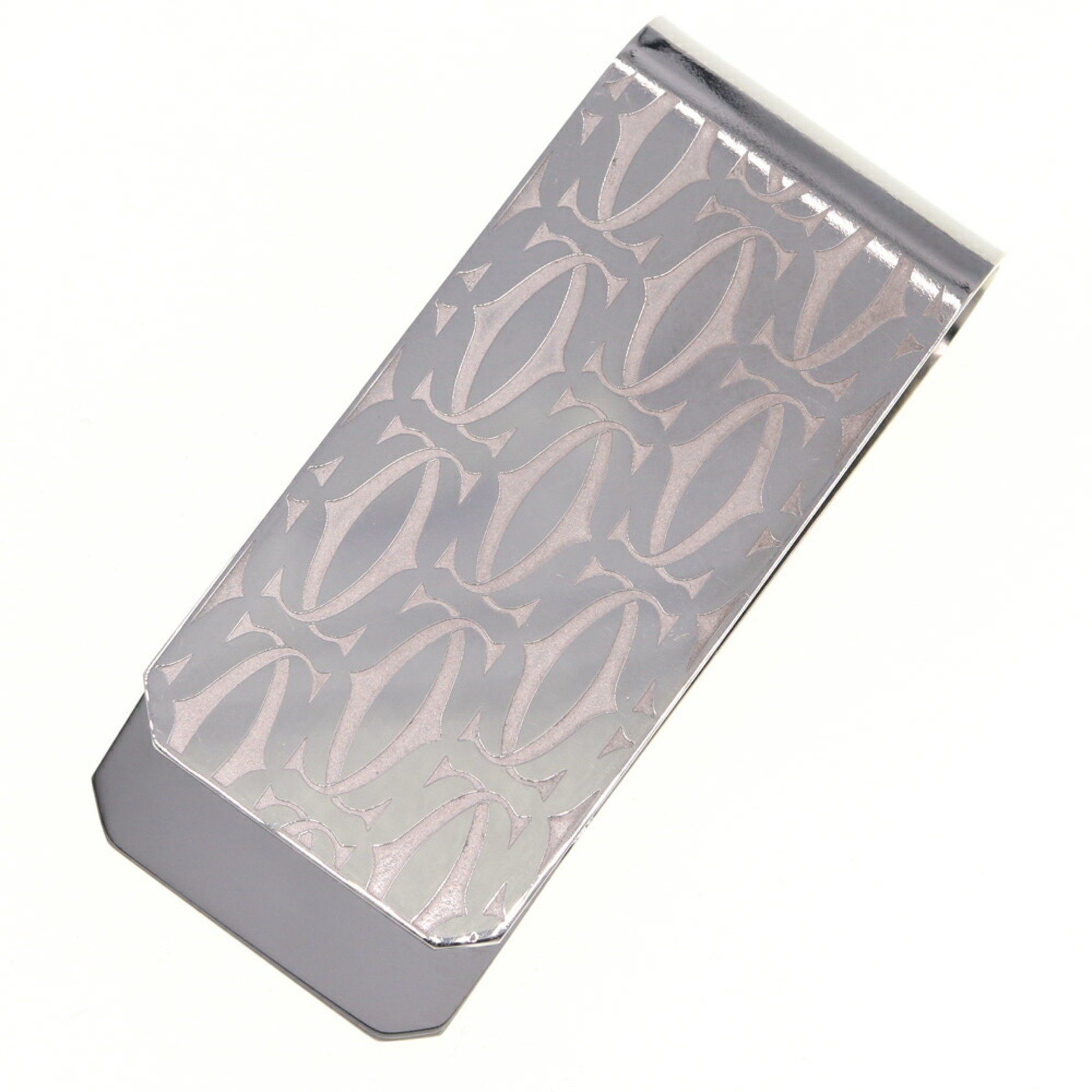 Cartier Cartier Money Clip C de Decor Bill T1220237 Silver Metal Wallet Men's Size ONE SIZE - 1 Thumbnail