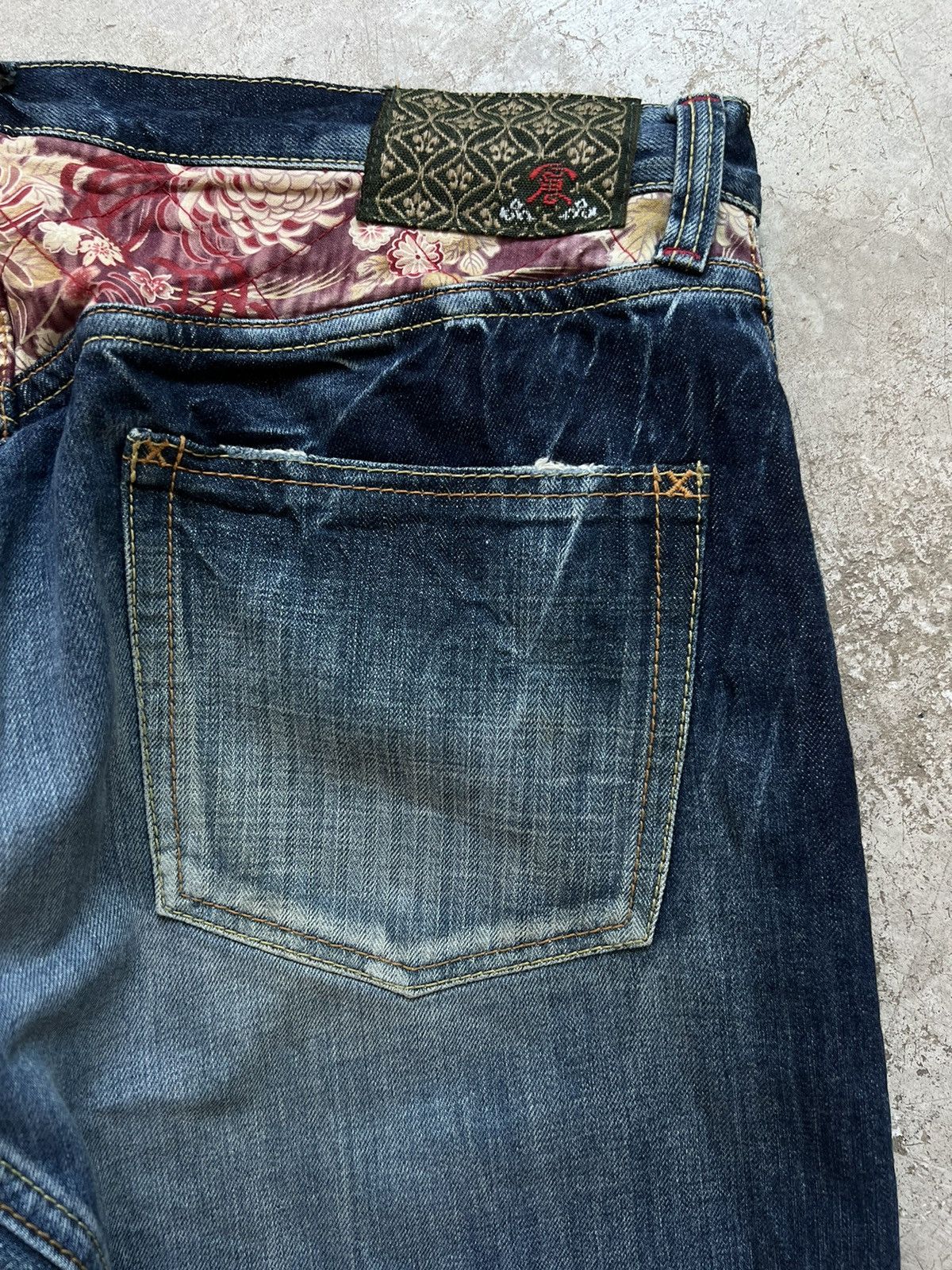 Vintage SOLD* Eternal Japan Boro Denim Cargo Pants Size US 36 / EU 52 - 14 Thumbnail