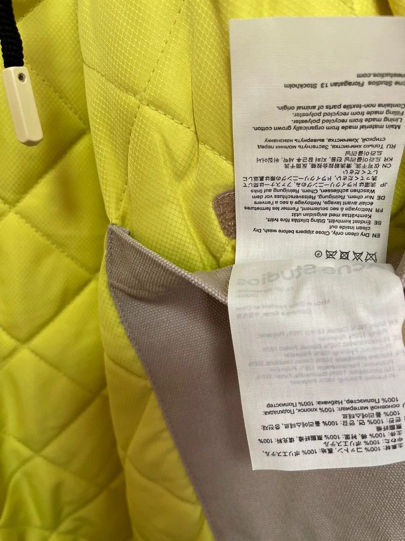 Acne Studios Acne Studios Grey leather logo drawstring loose coat Size S / US 4 / IT 40 - 6 Thumbnail