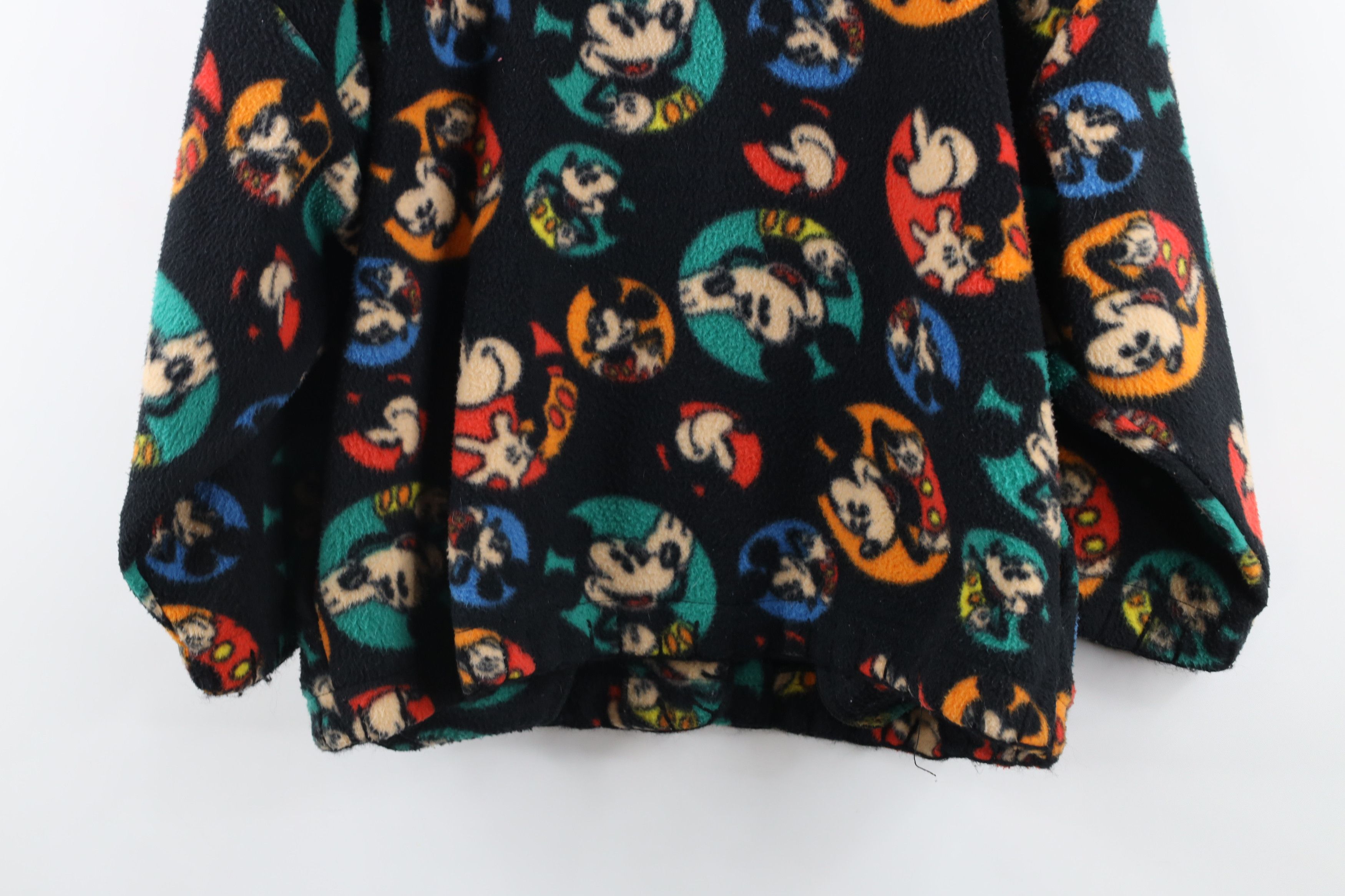 Disney × Vintage Vintage 90s Disney Mickey Mouse All Over Print Fleece Size M / US 6-8 / IT 42-44 - 11 Thumbnail