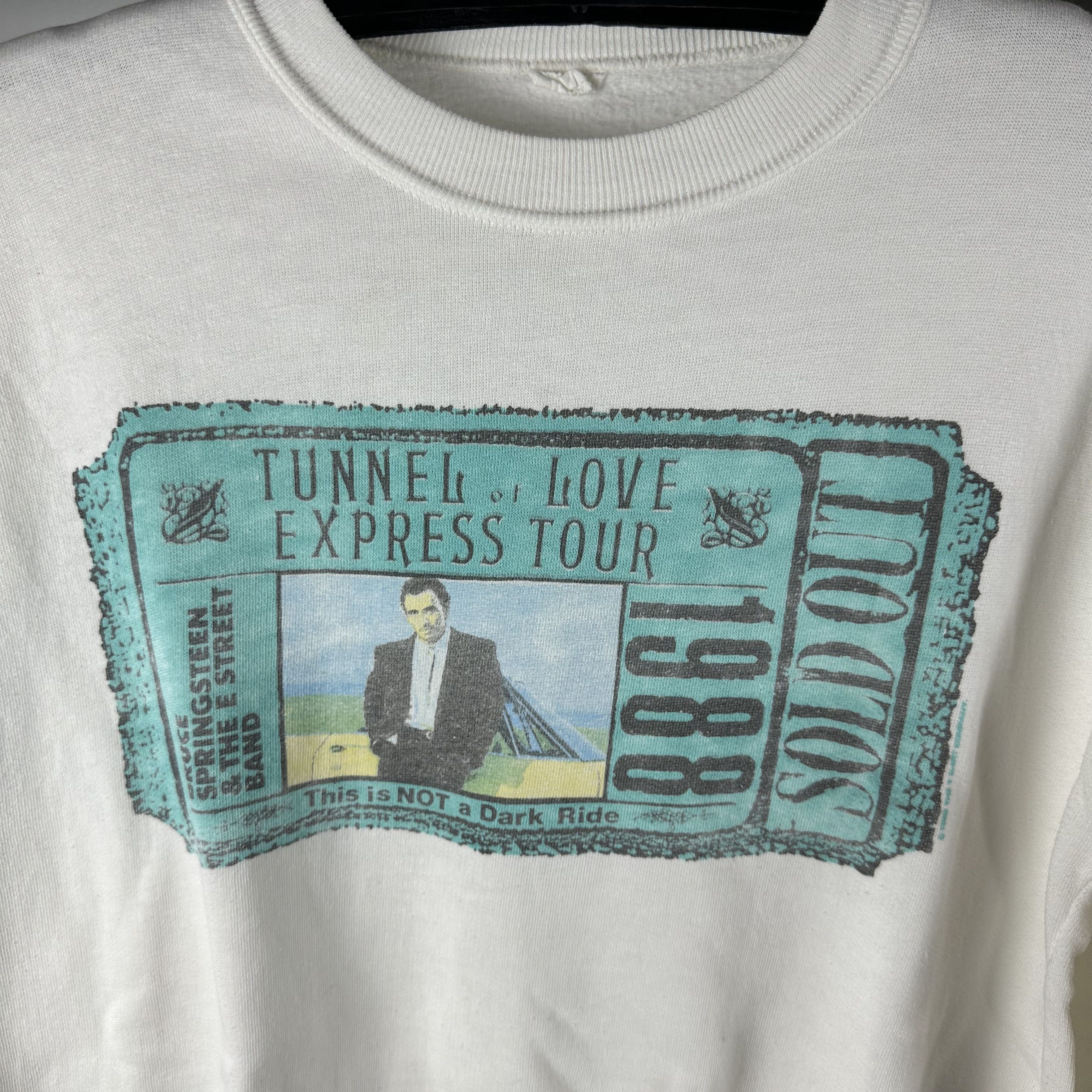 Vintage 1988 Bruce Springsteen Tunnel of Love Express Tour Sweater Size US L / EU 52-54 / 3 - 2 Thumbnail