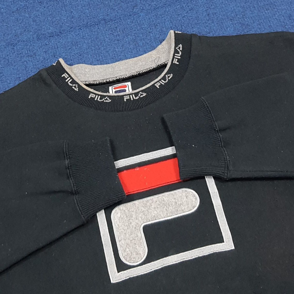 Fila Vintage Fila Sports Embroidered Big Logo Sweatshirt C291N14 Size US M / EU 48-50 / 2 - 5 Thumbnail
