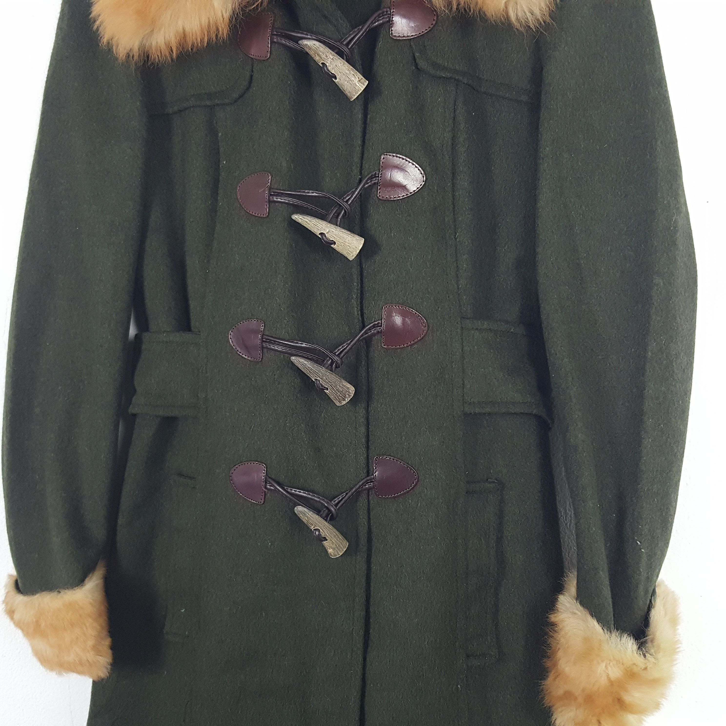 Dolce & Gabbana × Vintage Vintage Dolce & Gabbana Wool Trench Coat Jacket Size XS / US 0-2 / IT 36-38 - 2 Thumbnail
