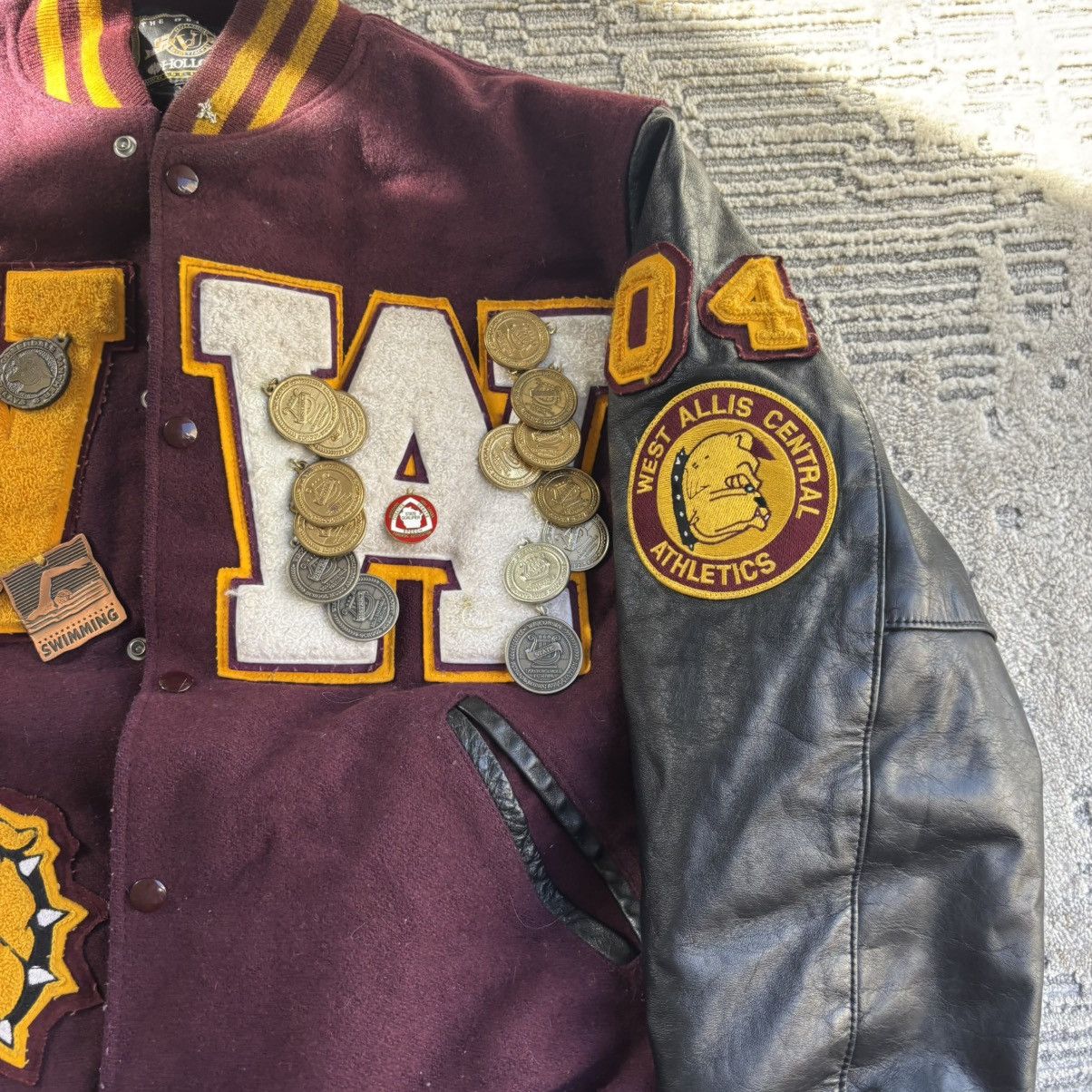 Vintage Vintage 90s West Allis Central Bulldogs Lettermen Jacket Size US L / EU 52-54 / 3 - 2 Thumbnail