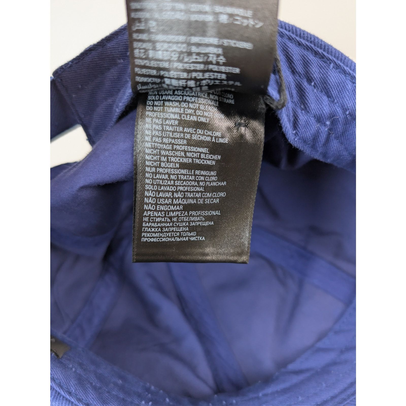 Balenciaga o1rshd1 Size: L / Cotton Baseball Cap / Hat in Sapphire Size ONE SIZE - 12 Thumbnail