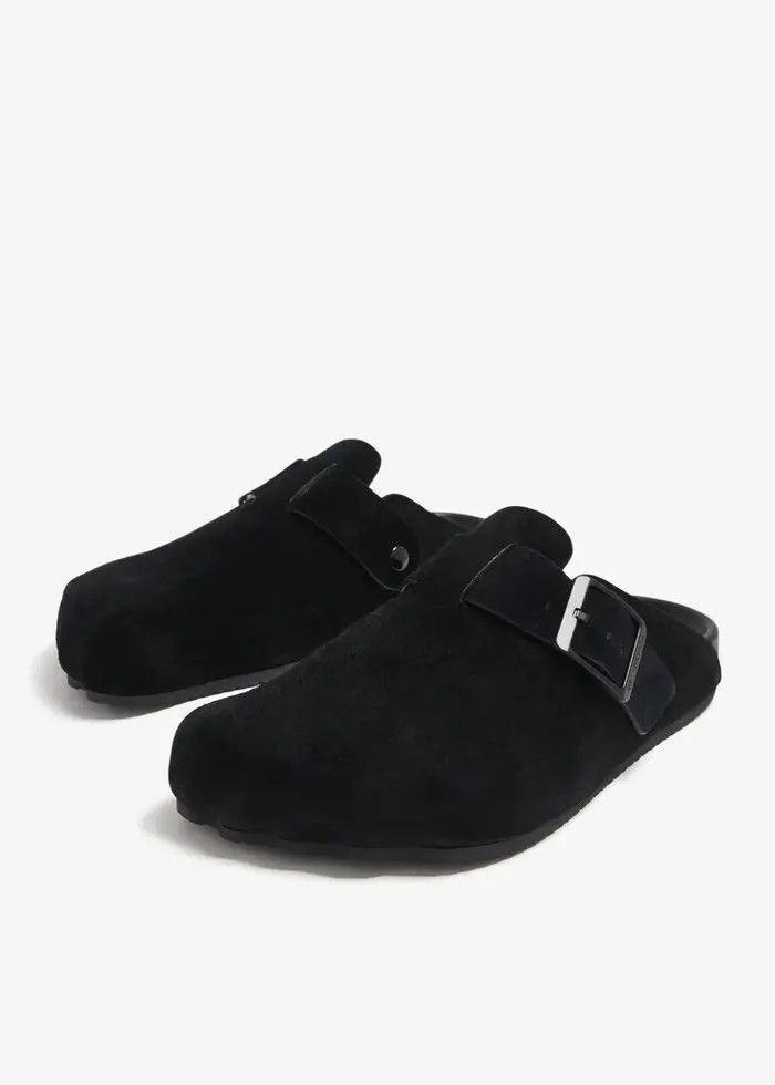 Balenciaga o1s1wg110326 Sunday Mules in Black Size US 12 / EU 45 - 4 Thumbnail
