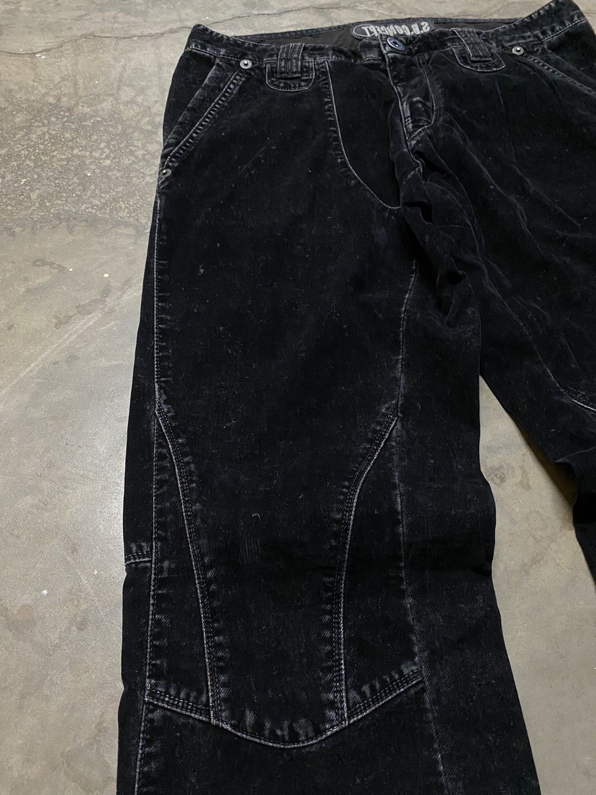 Japanese S.B Concept Velvet Hi-Stance Pants