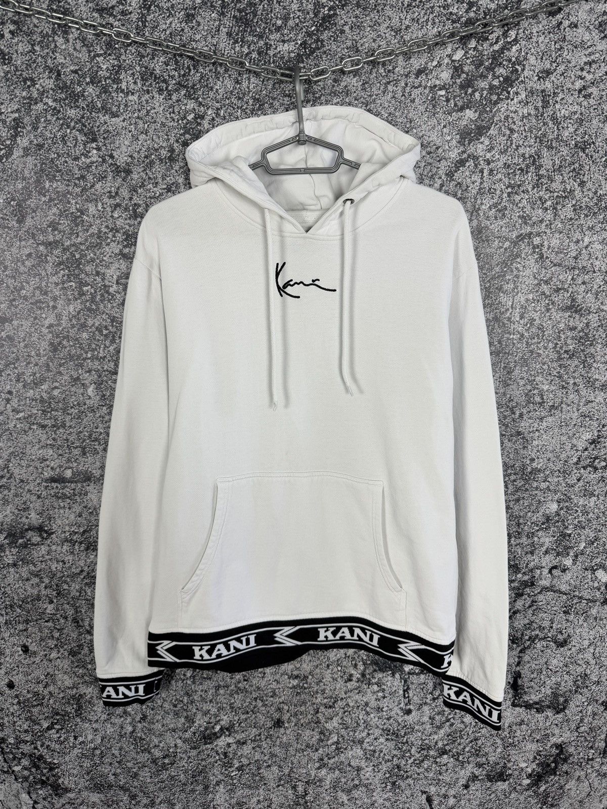 Karl Kani Men’s Karl Kani White Hoodie Streetwear Tape Logo Y2K Size M Size US M / EU 48-50 / 2 - 1 Thumbnail