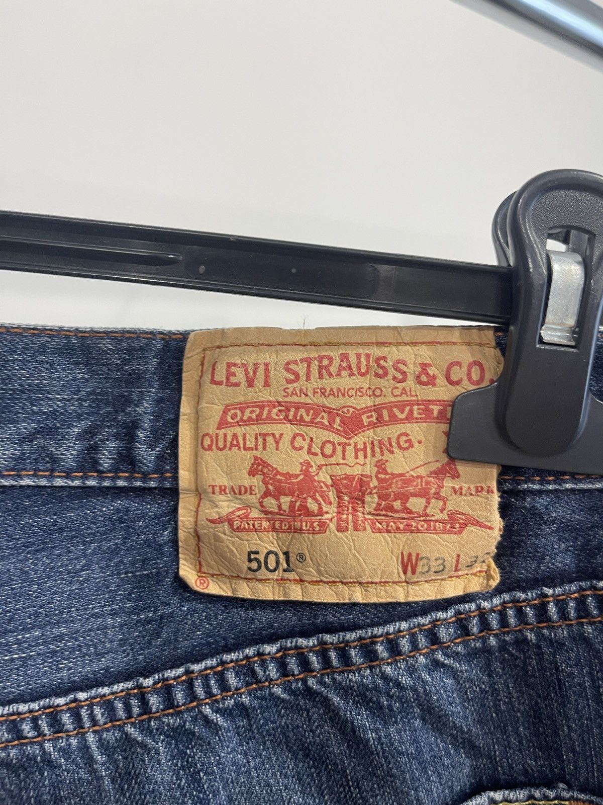 Levi's Vintage Levi’s 501 Levis jeans men’s denim 33 Size US 33 - 5 Thumbnail