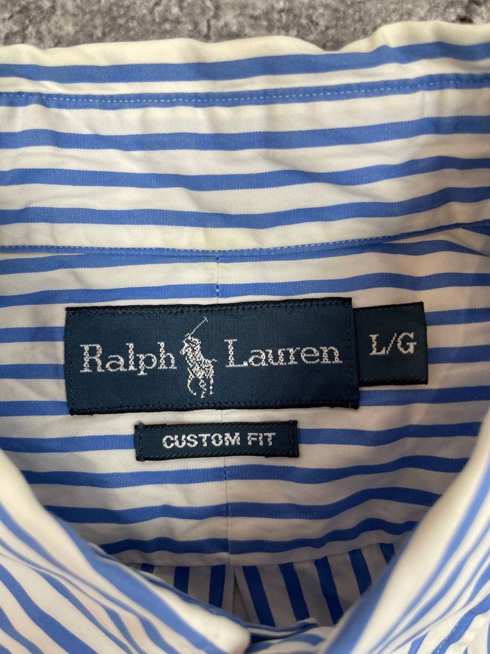 Polo Ralph Lauren Polo Ralph Lauren Men Cotton Shirt Blue White StripedSize L Size US L / EU 52-54 / 3 - 4 Thumbnail