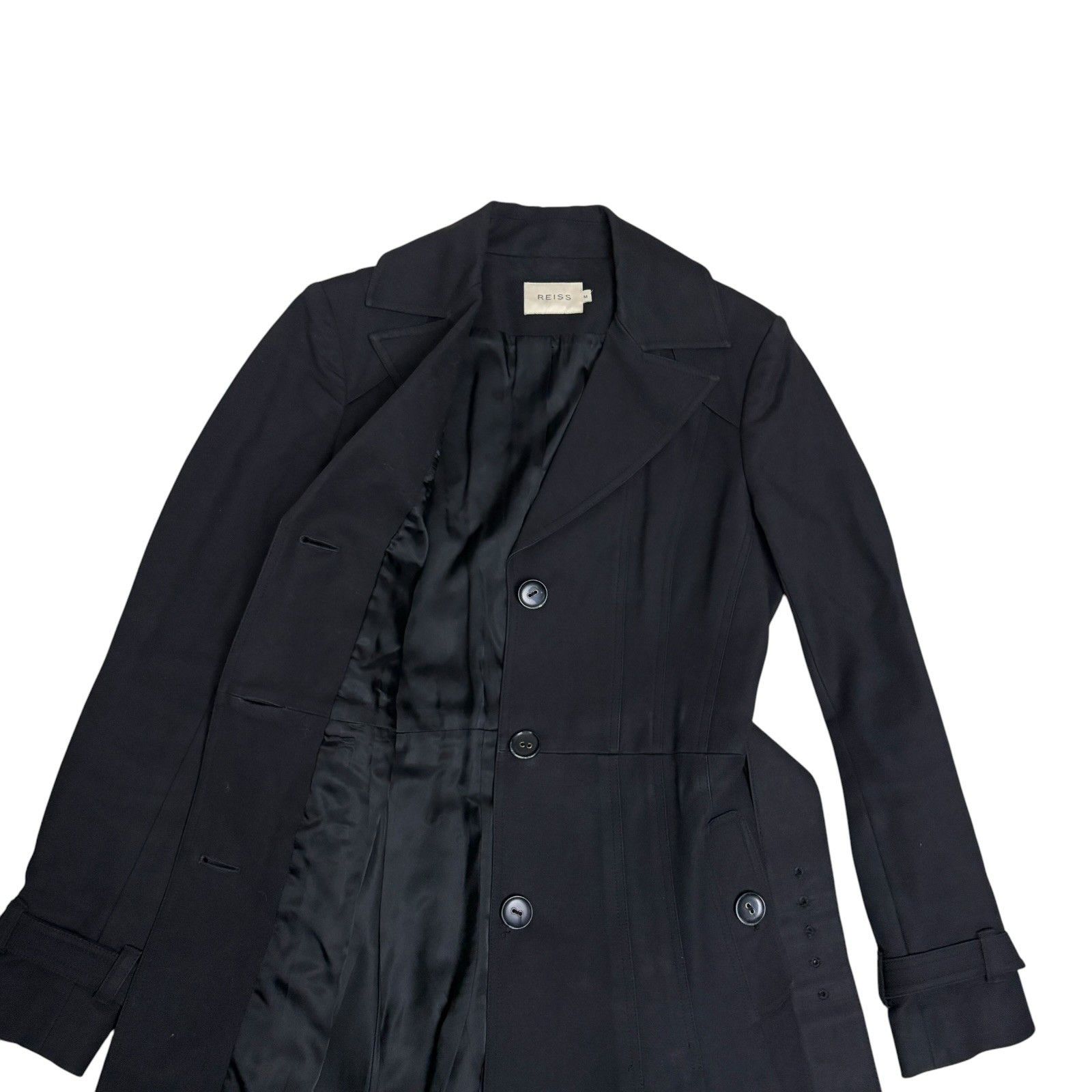 Reiss $800 REISS Trench Coat Luxury Long Business Jacket Medium Size M / US 6-8 / IT 42-44 - 5 Thumbnail