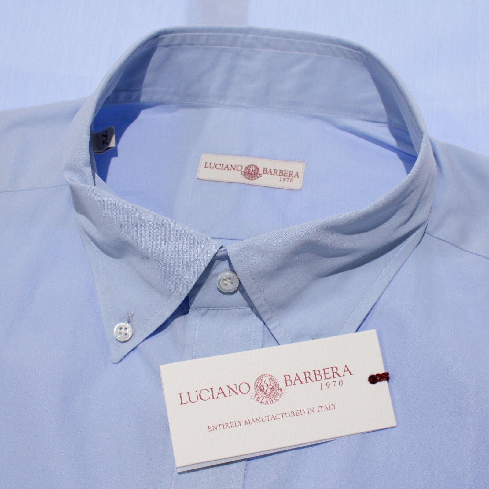 Luciano Barbera Luciano Barbera New with tags Shirt Size XL US In Blue Size US XL / EU 56 / 4 - 1 Thumbnail